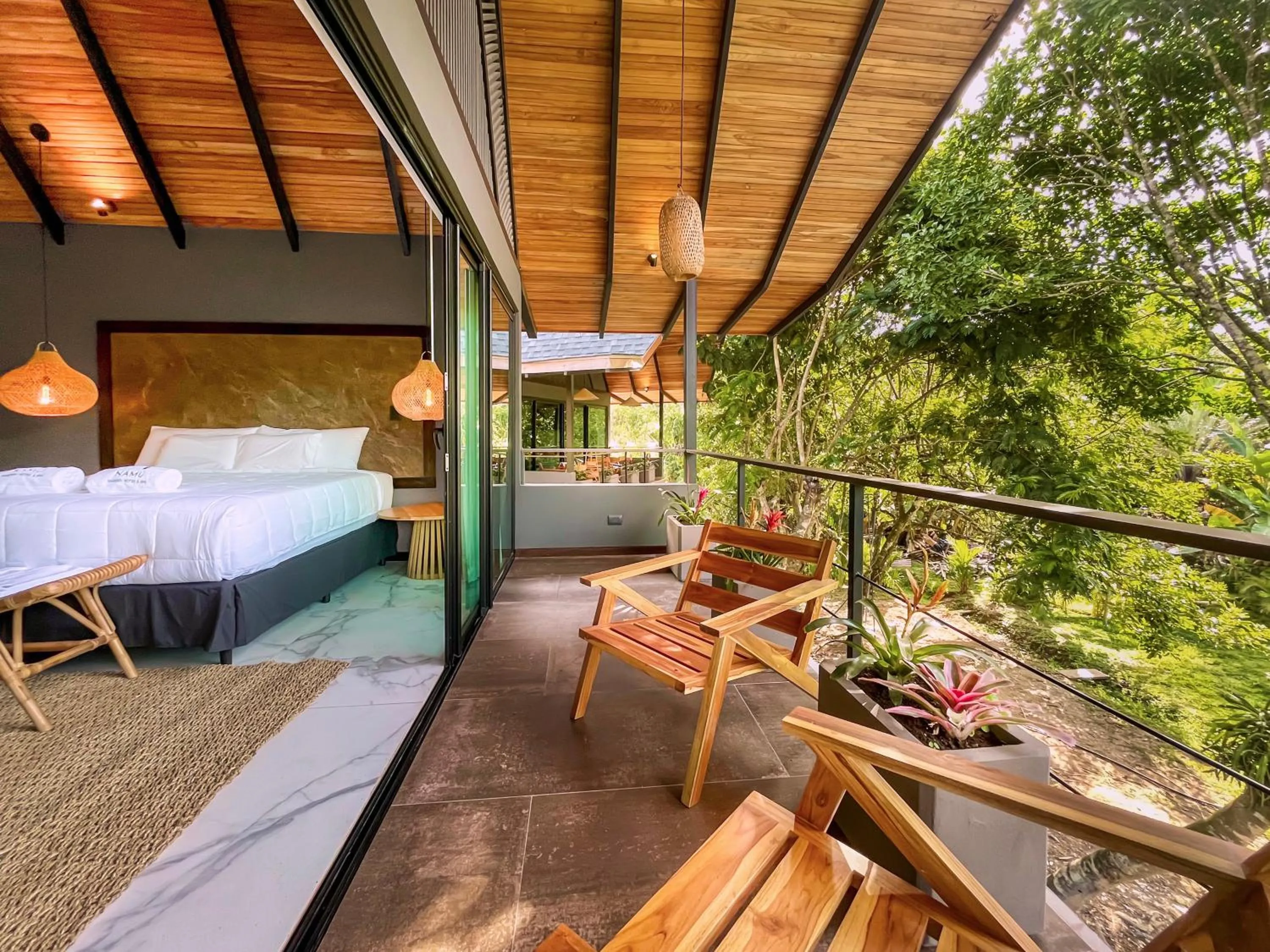 Bed in Namu Garden Hotel & Spa - Adults Only