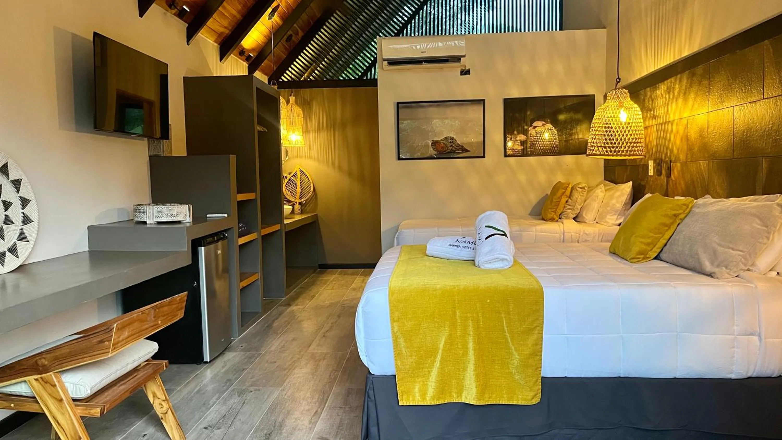 Bed in Namu Garden Hotel & Spa - Adults Only