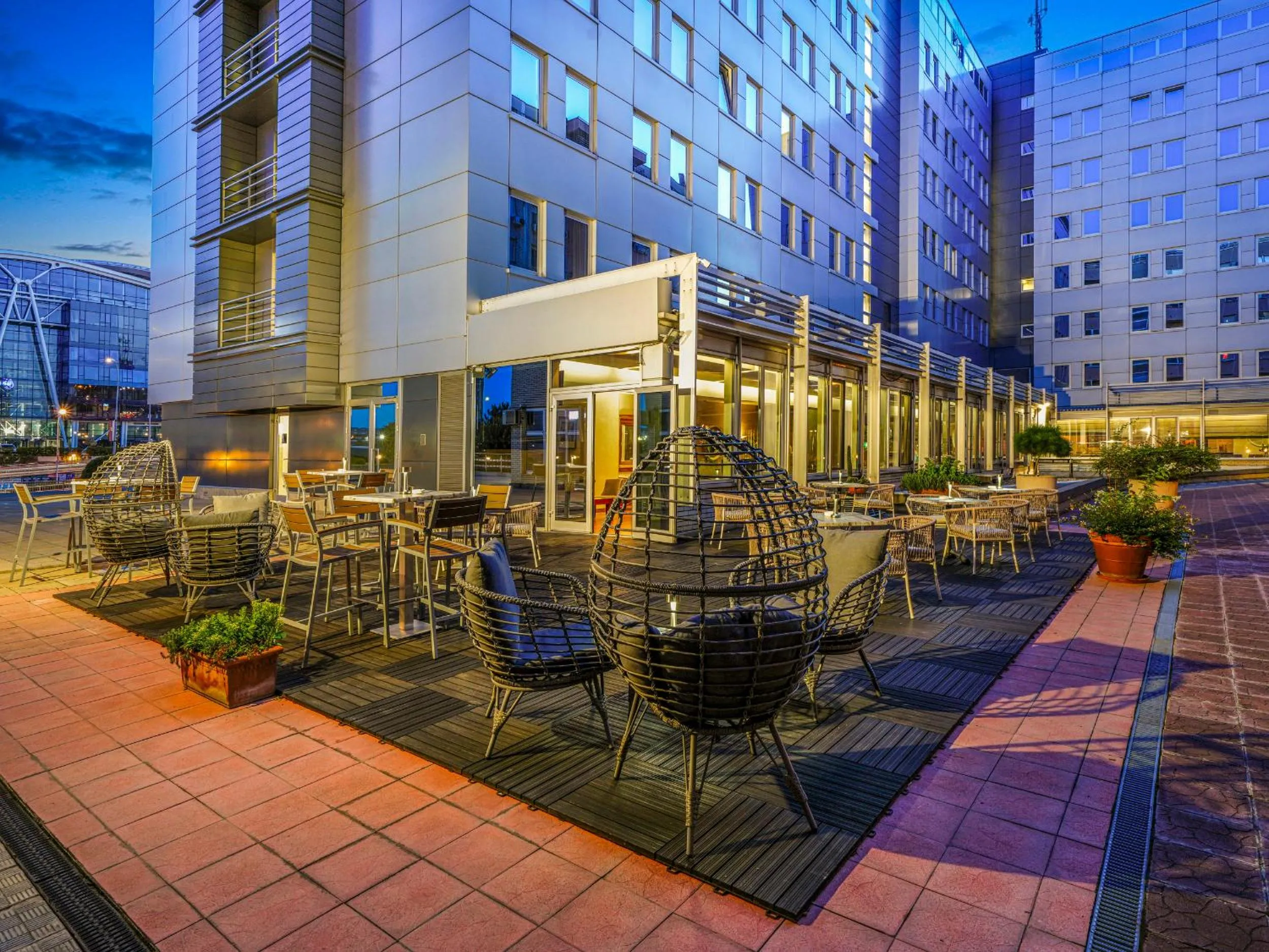 Balcony/Terrace in IN Hotel Beograd