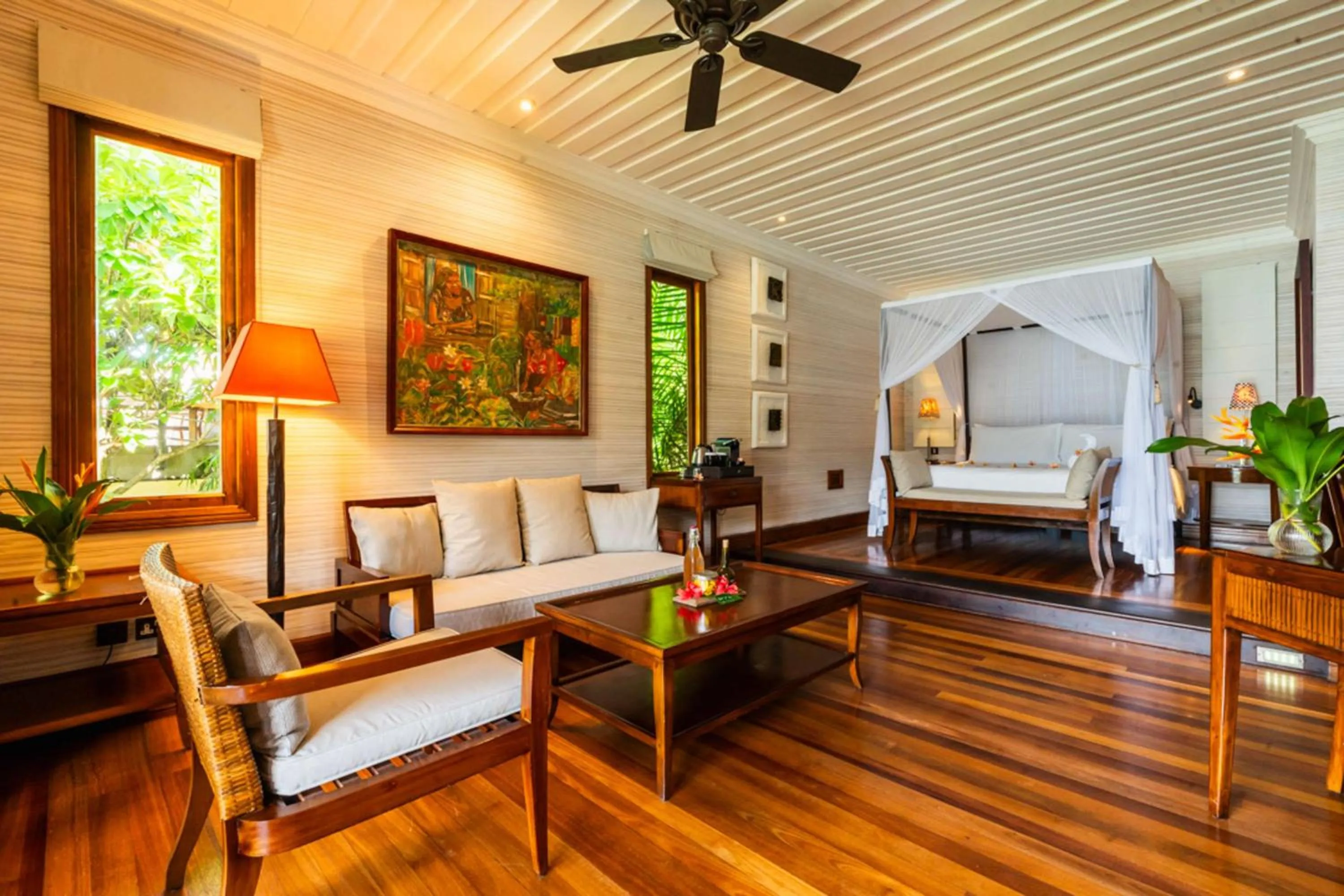 Living room in Hilton Seychelles Northolme Resort & Spa