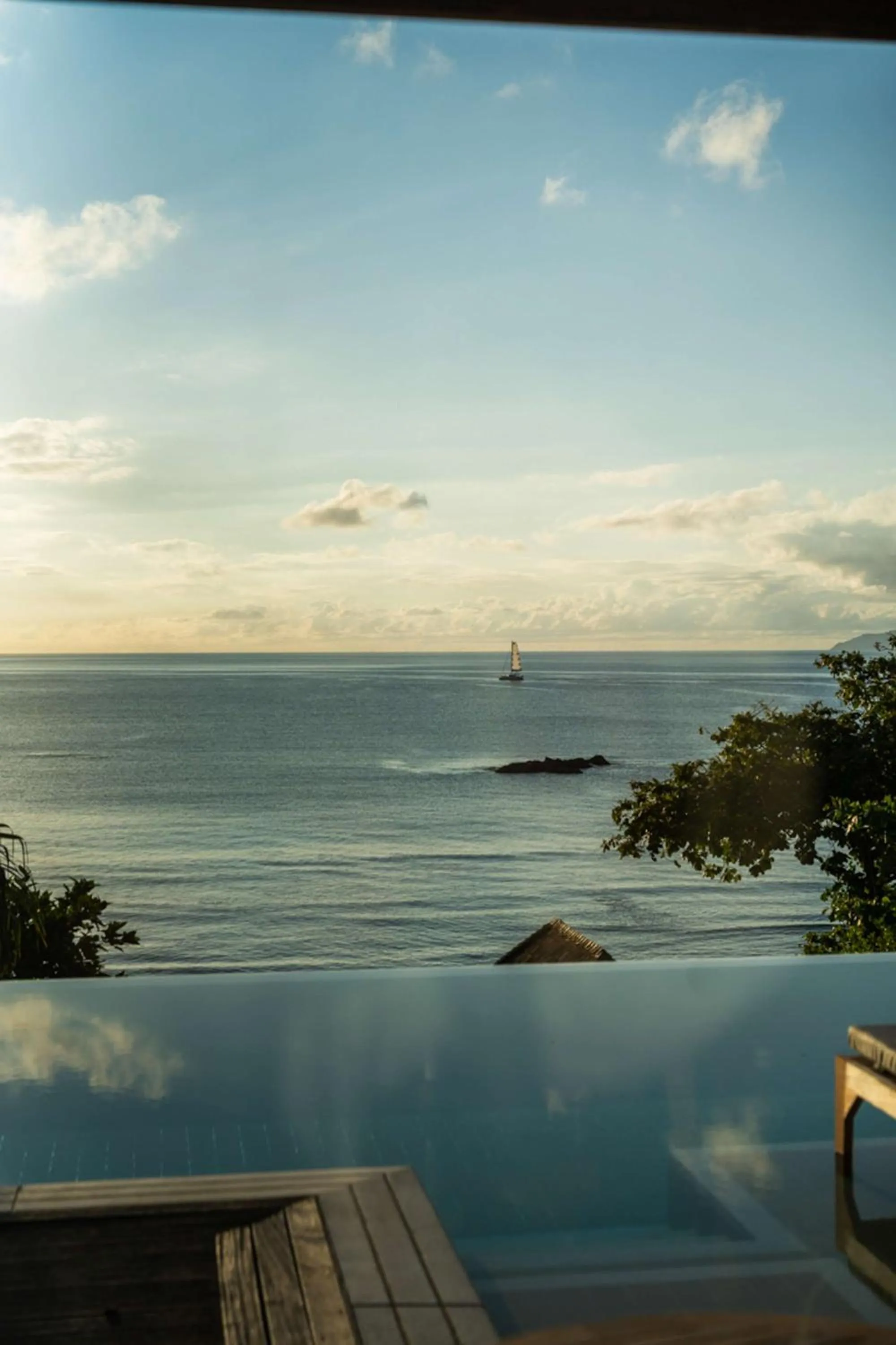 Pool view in Hilton Seychelles Northolme Resort & Spa