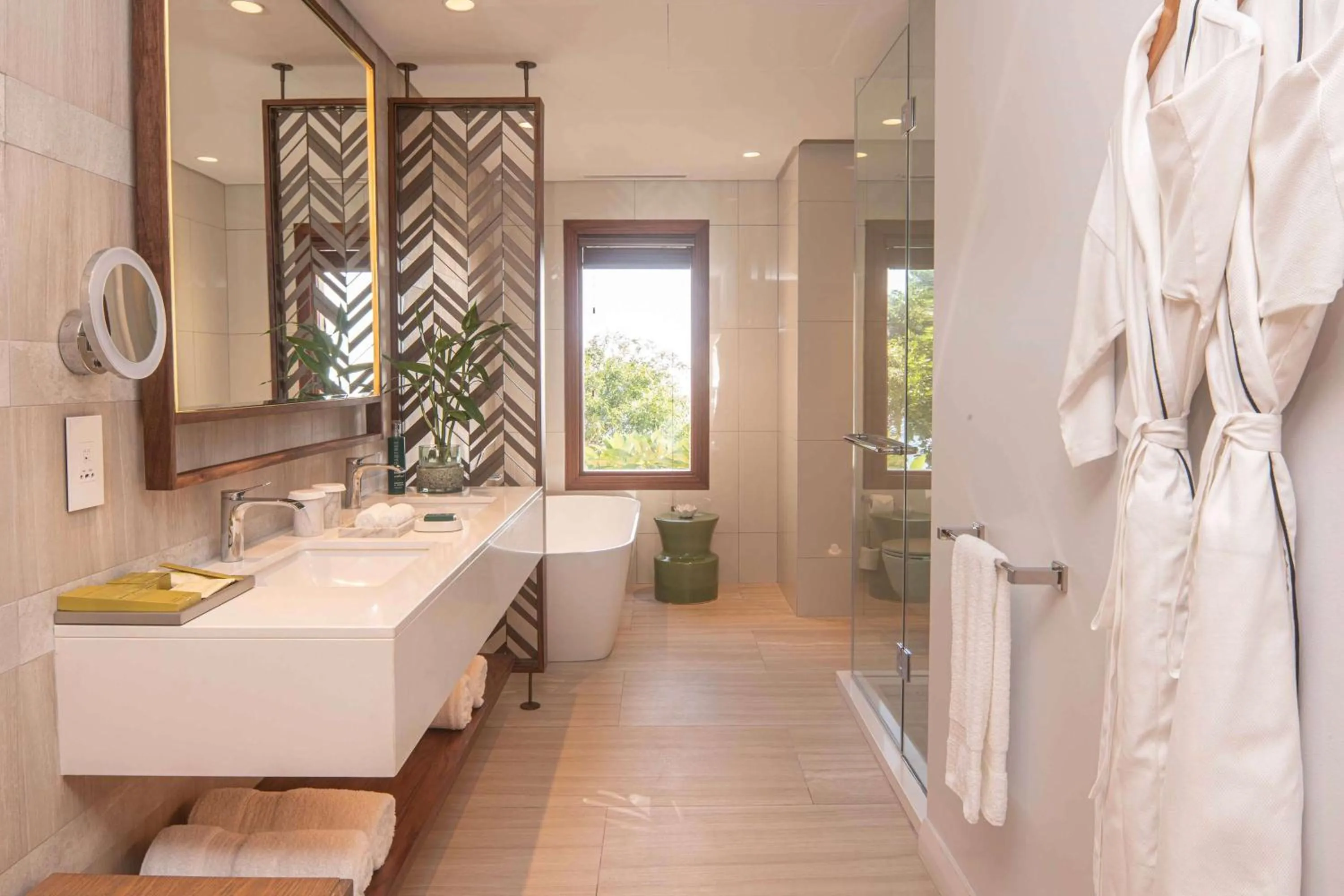 Bathroom in Hilton Mauritius Resort & Spa