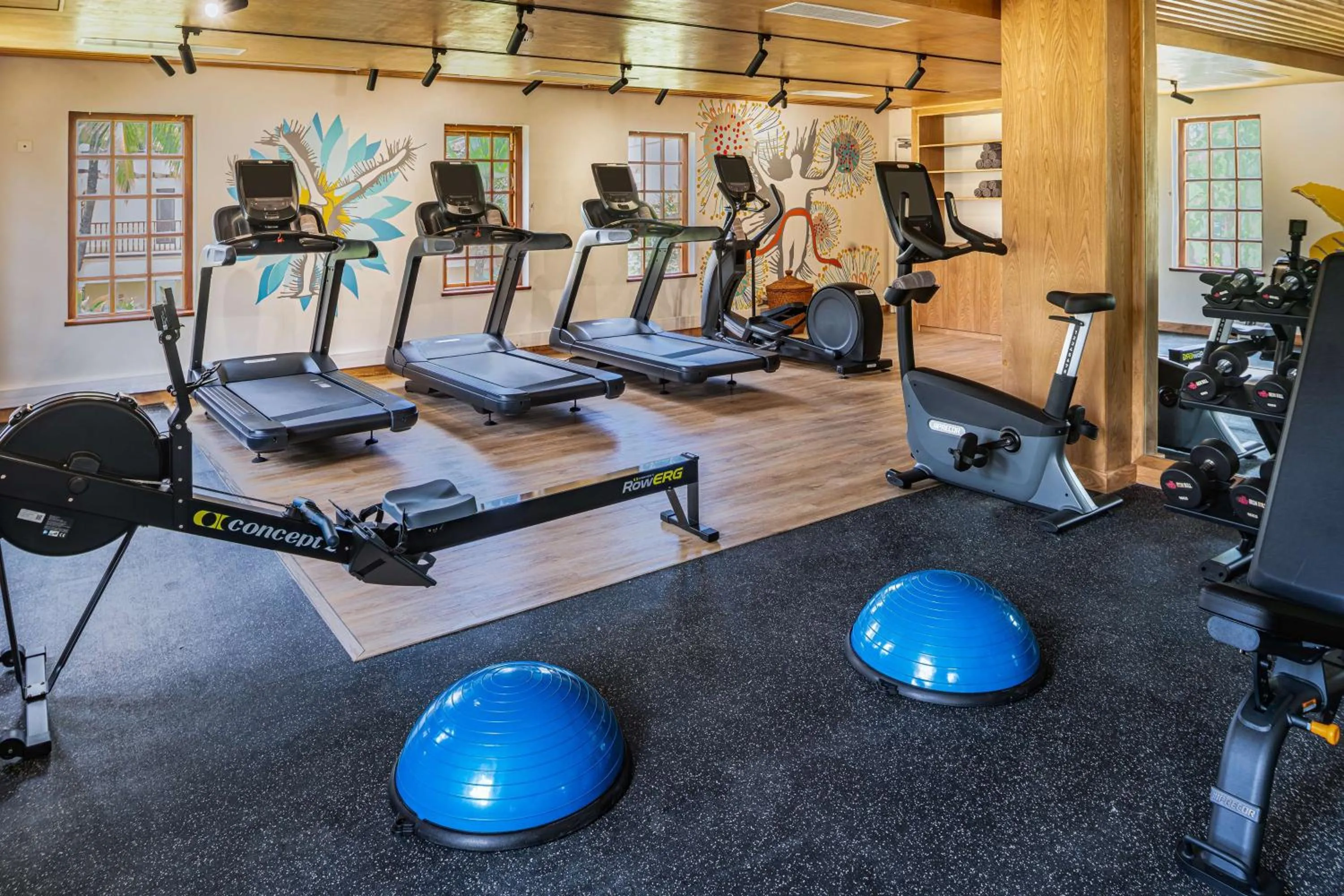 Fitness centre/facilities in Hilton Mauritius Resort & Spa