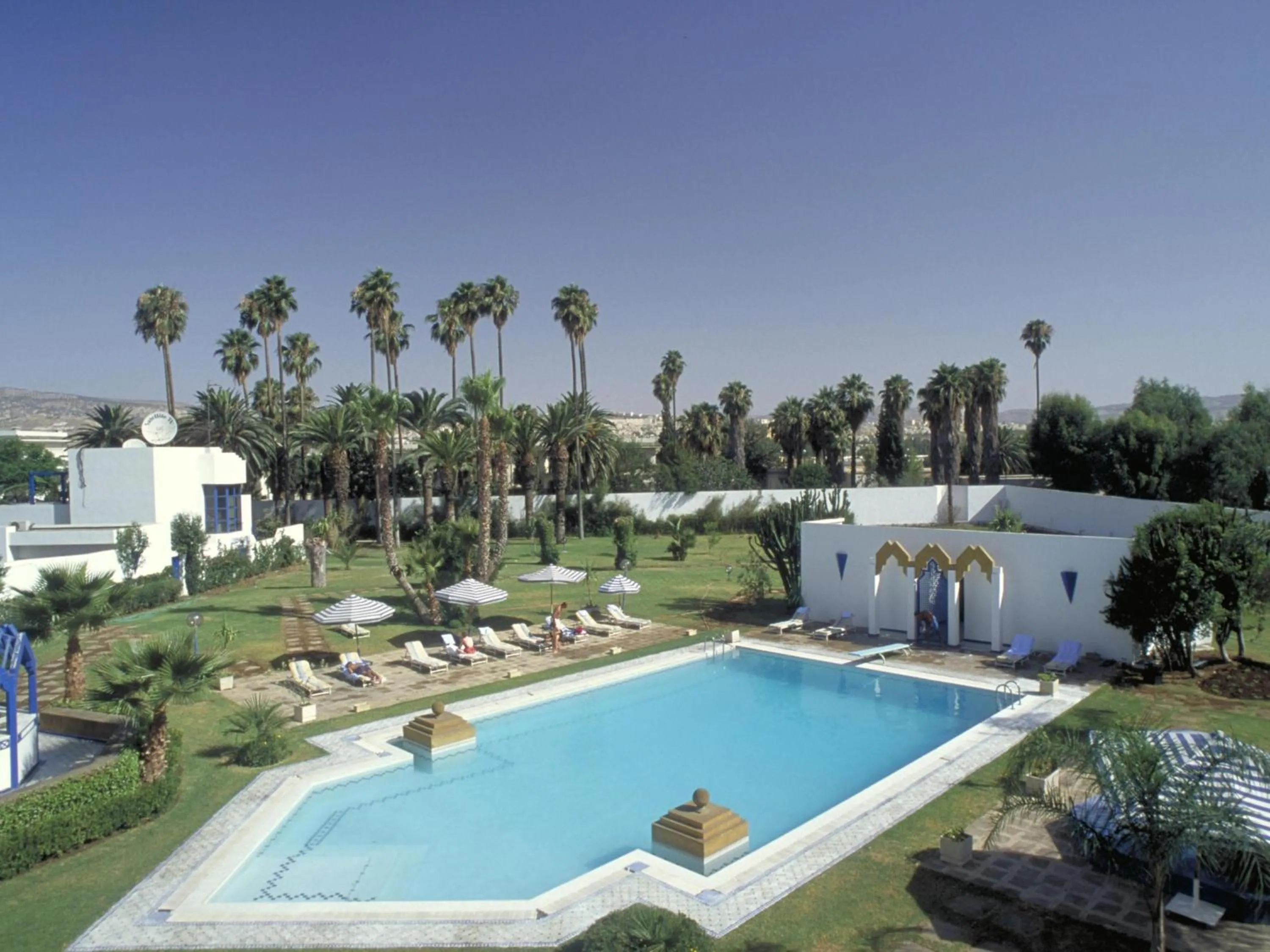 Pool view in Ibis Fes