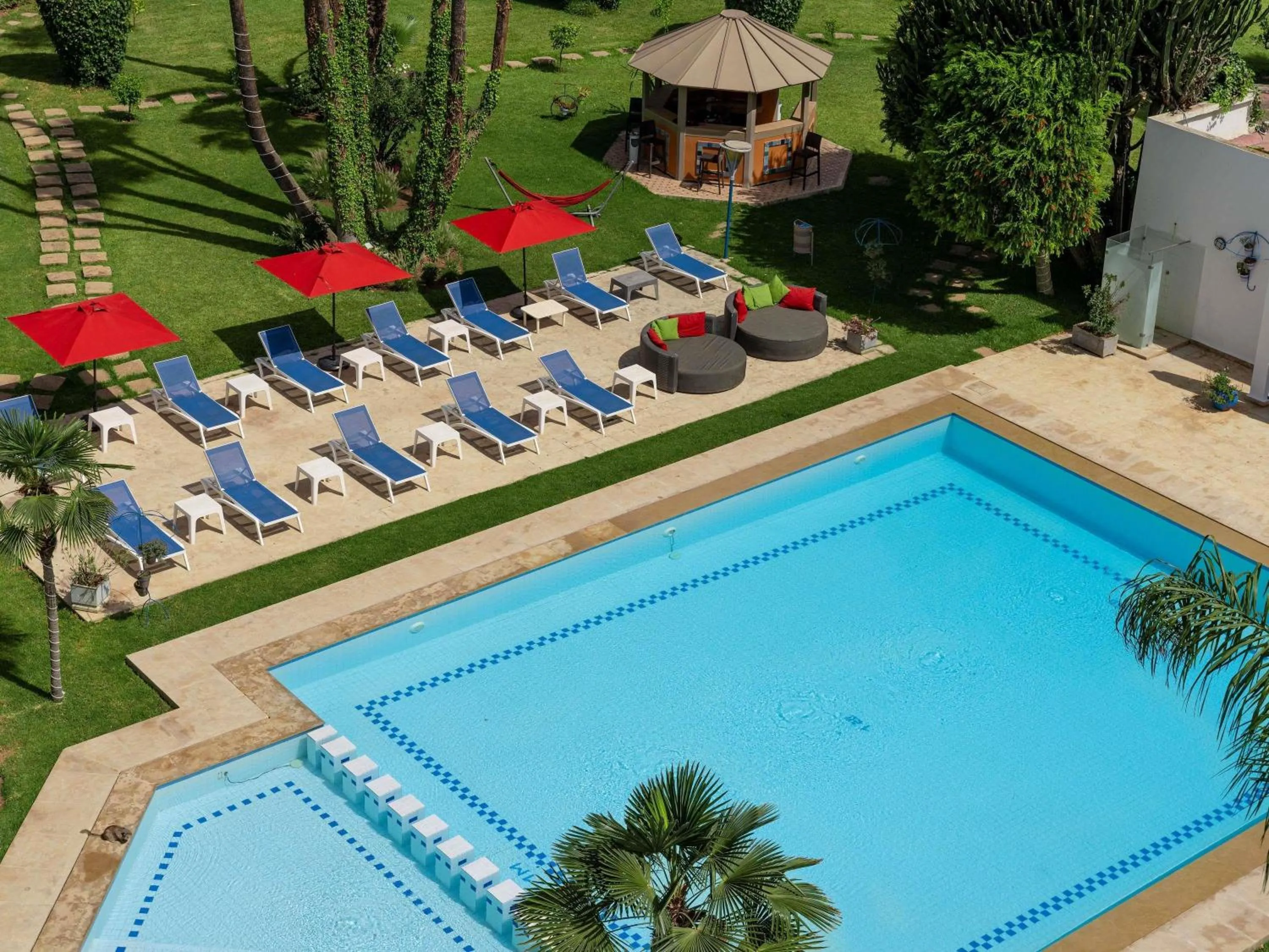 Pool view in Ibis Fes