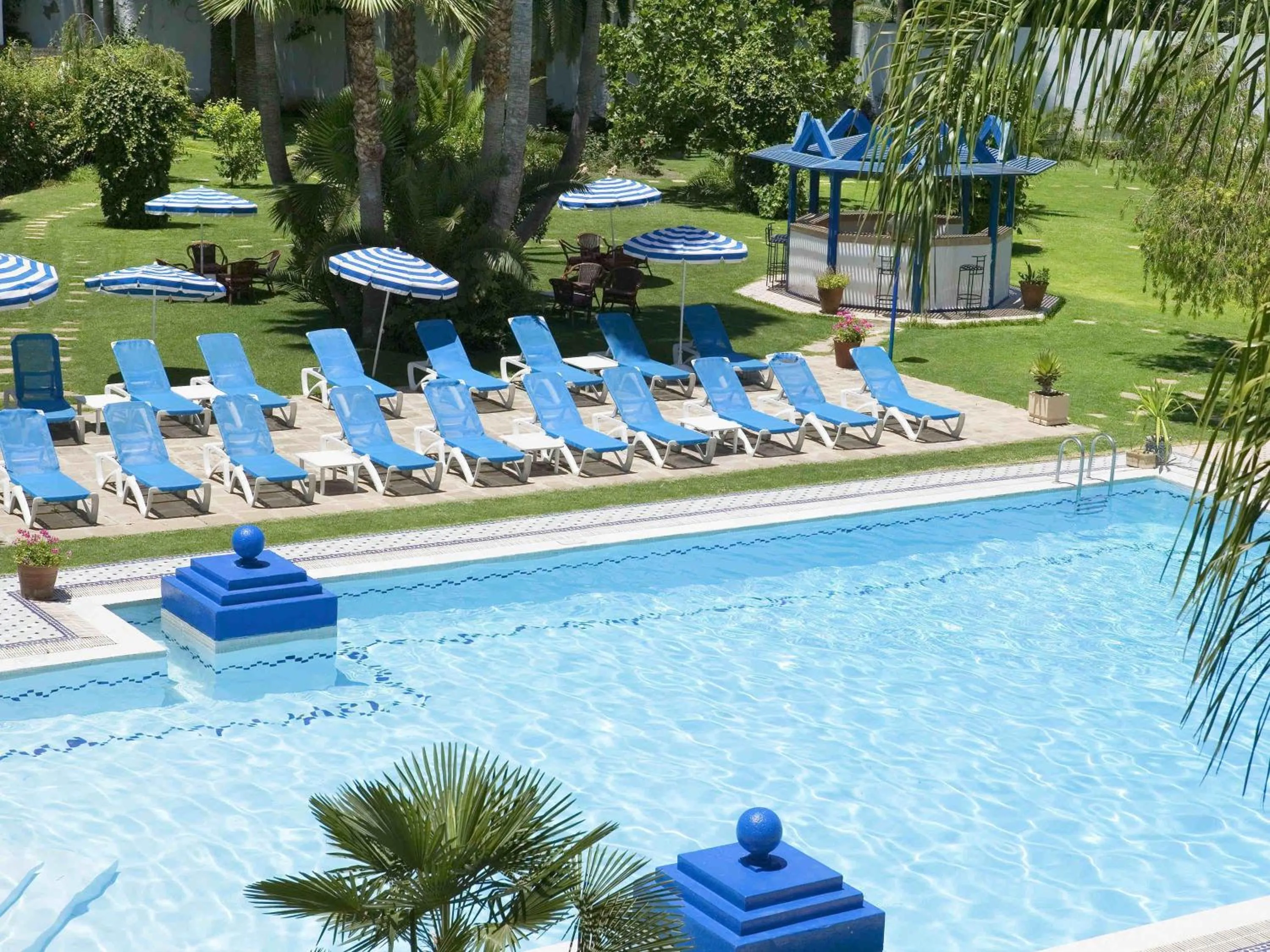 Pool view in Ibis Fes