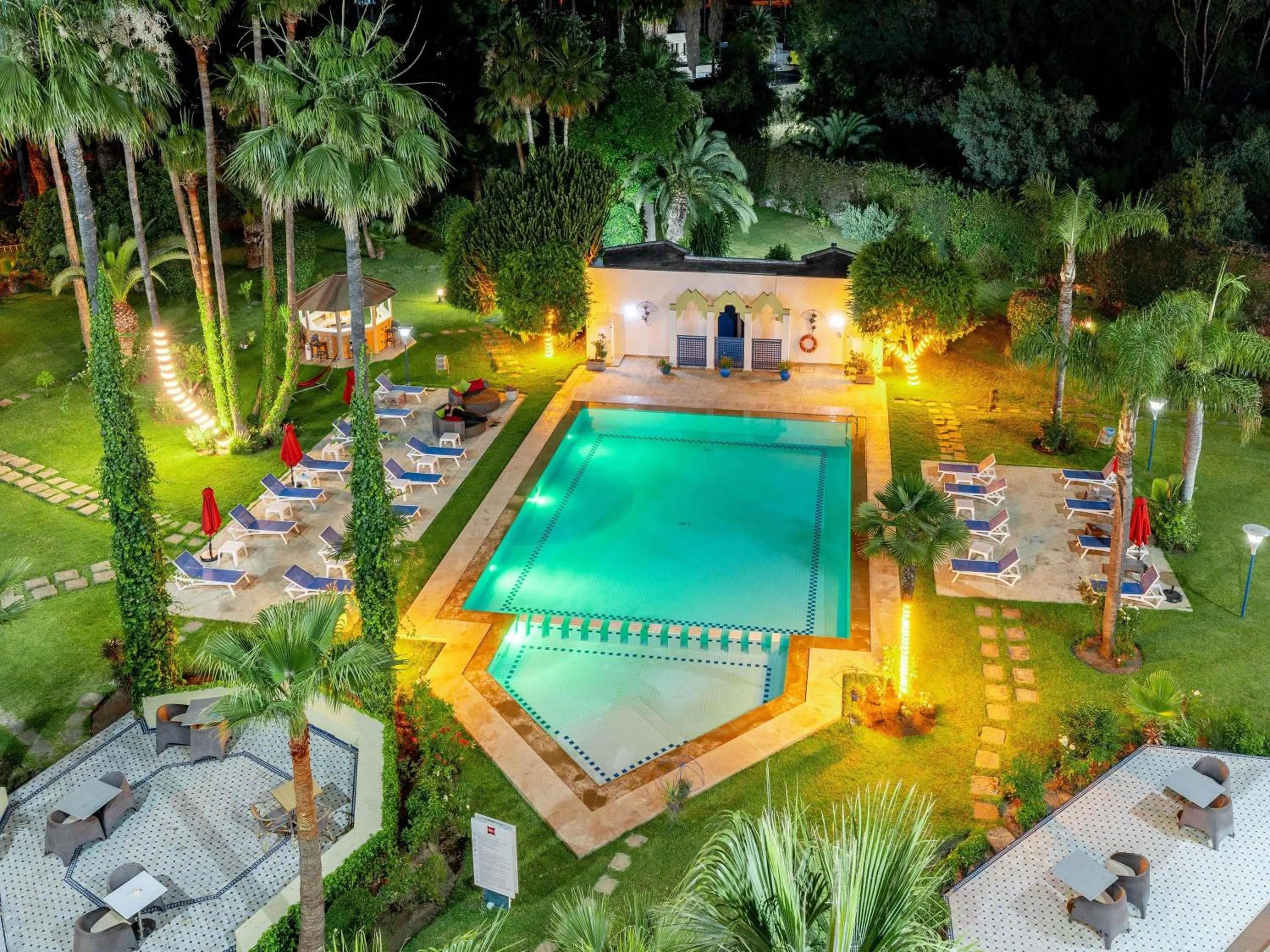 Pool view in Ibis Fes