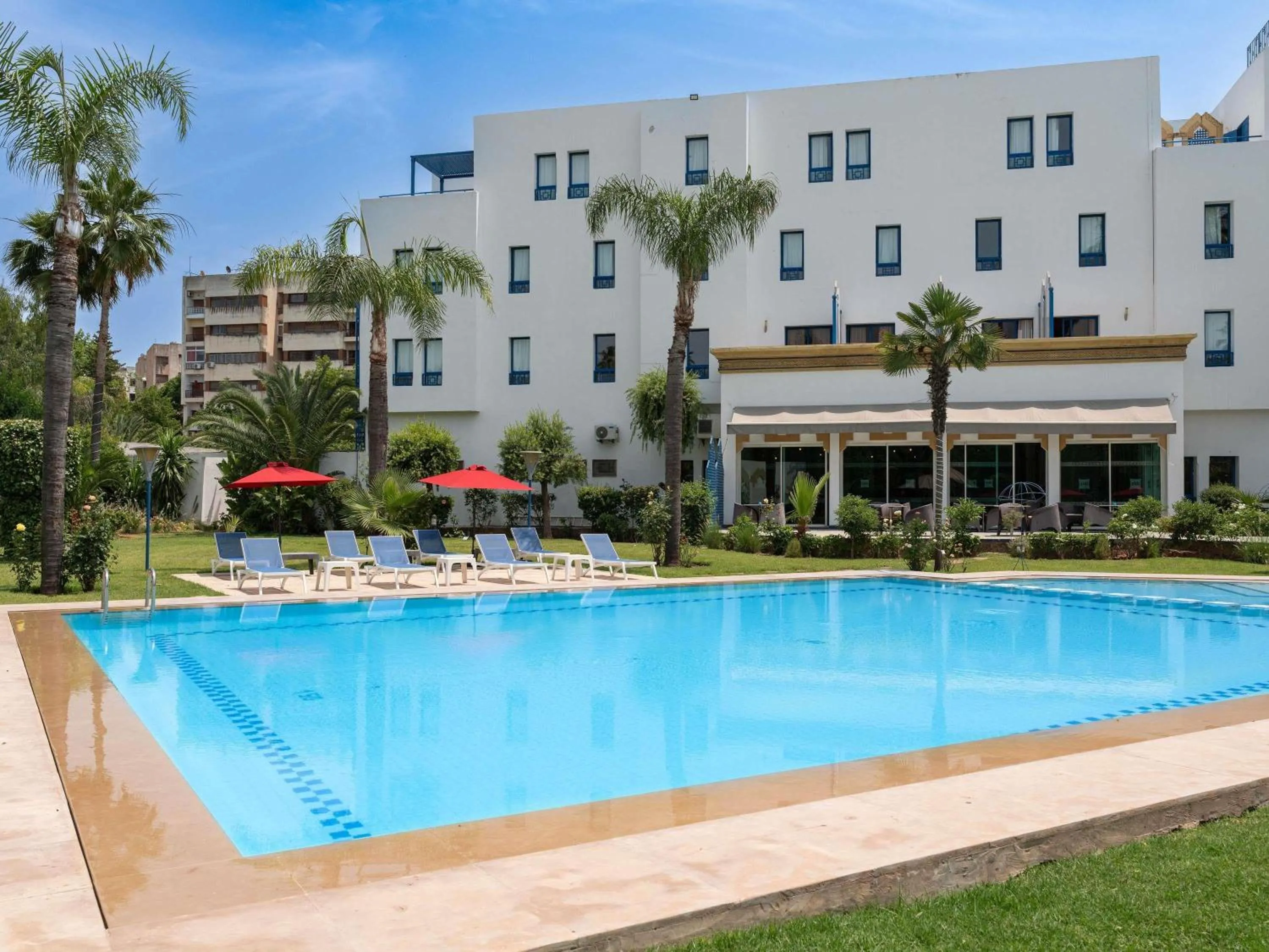Pool view in Ibis Fes