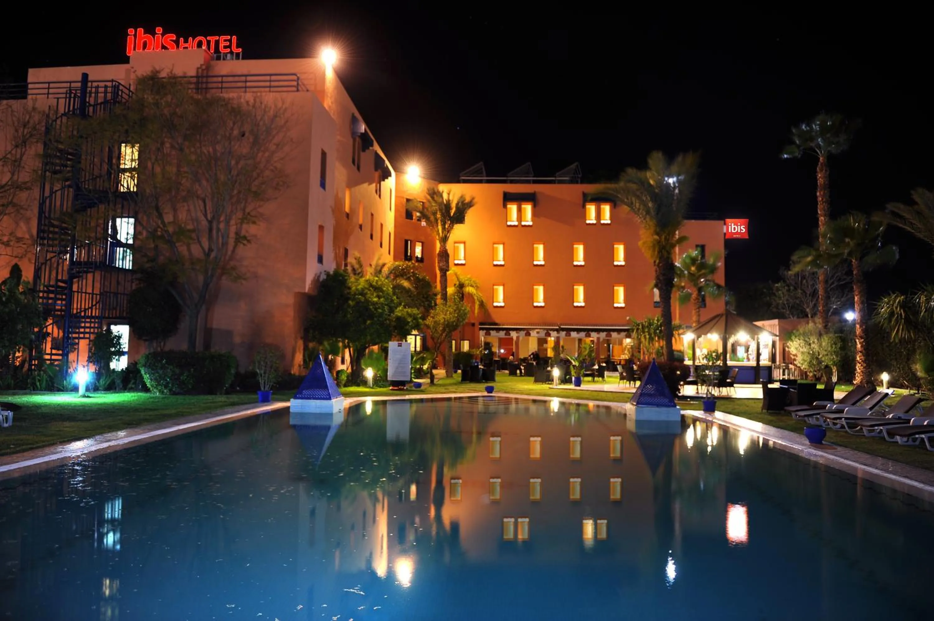 Patio in Ibis Marrakech Centre Gare
