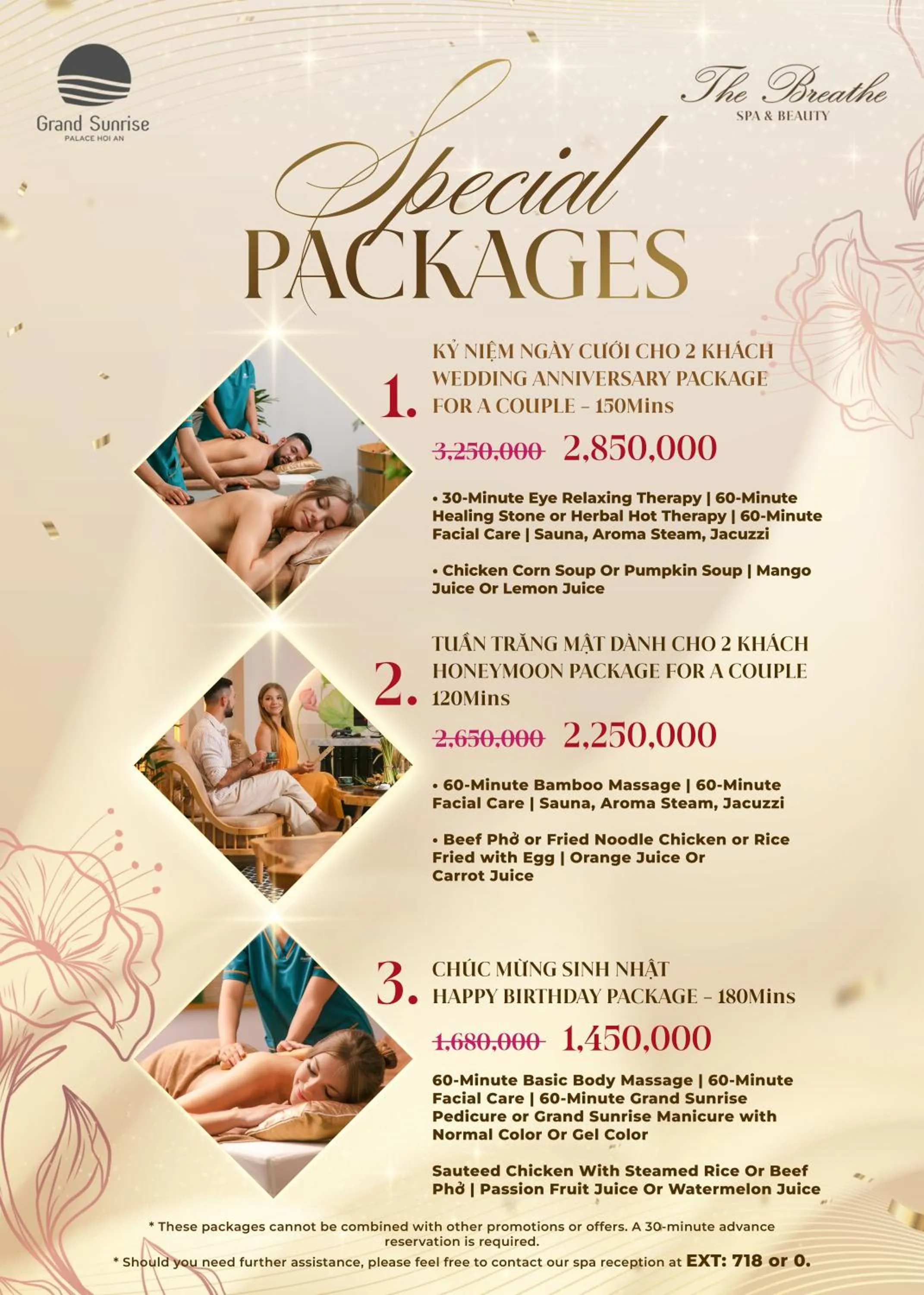 Spa and wellness centre/facilities in Grand Sunrise Palace Hoi An- A Luxury Indochine Hotel & Spa