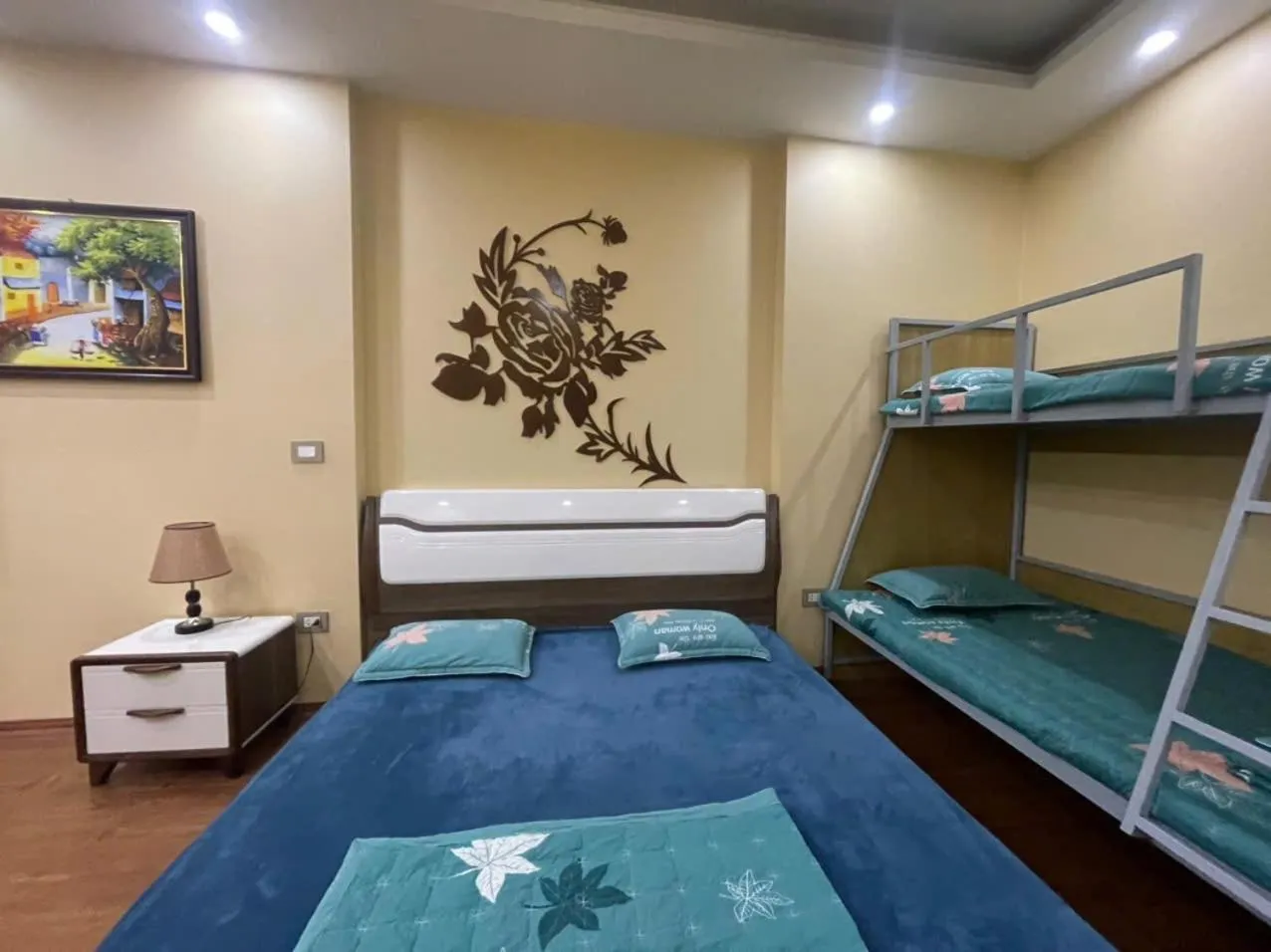 Bed in Ba Dinh Le rêveur Homestay