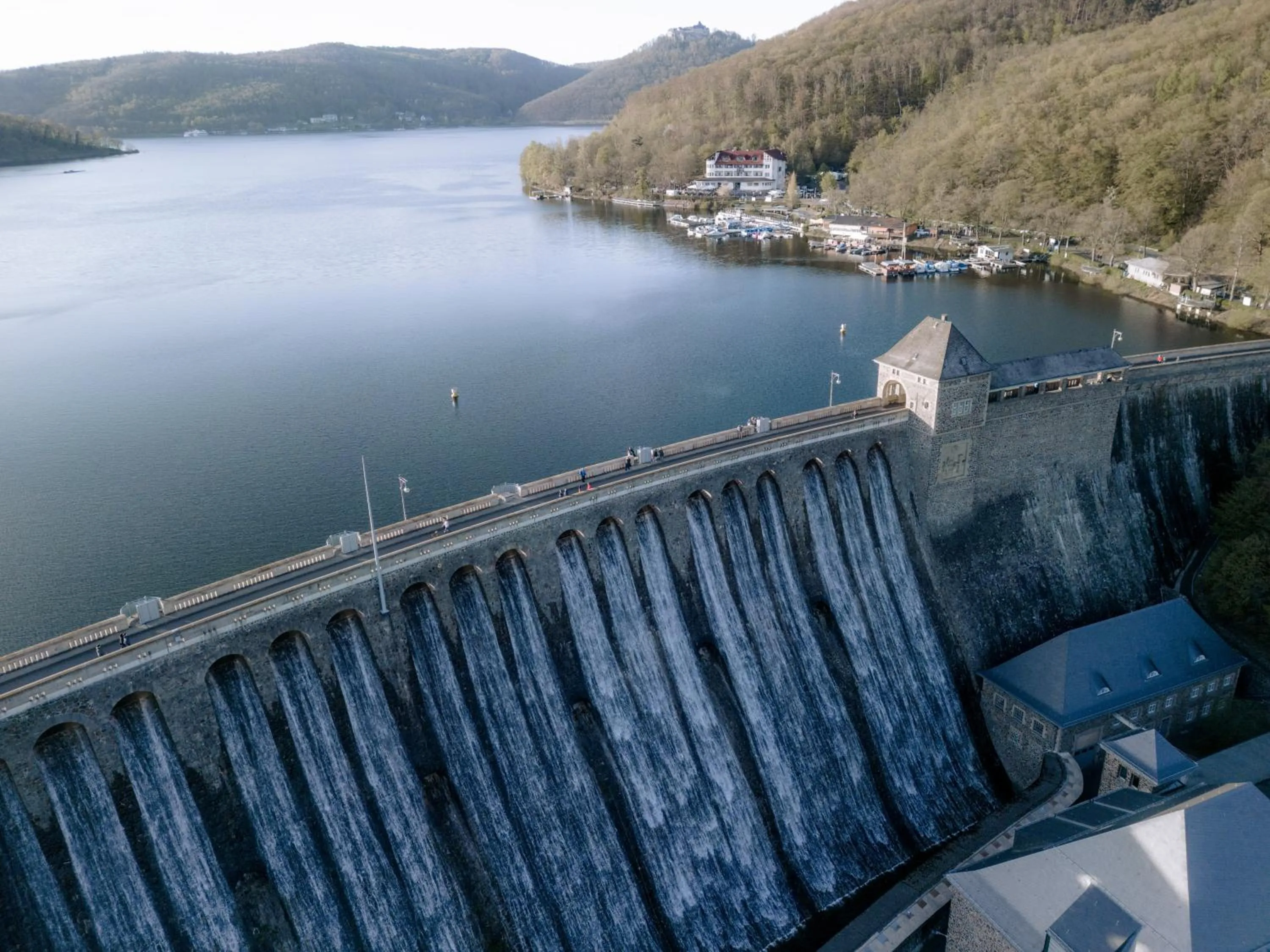 River view in Terrassenhotel Edertal