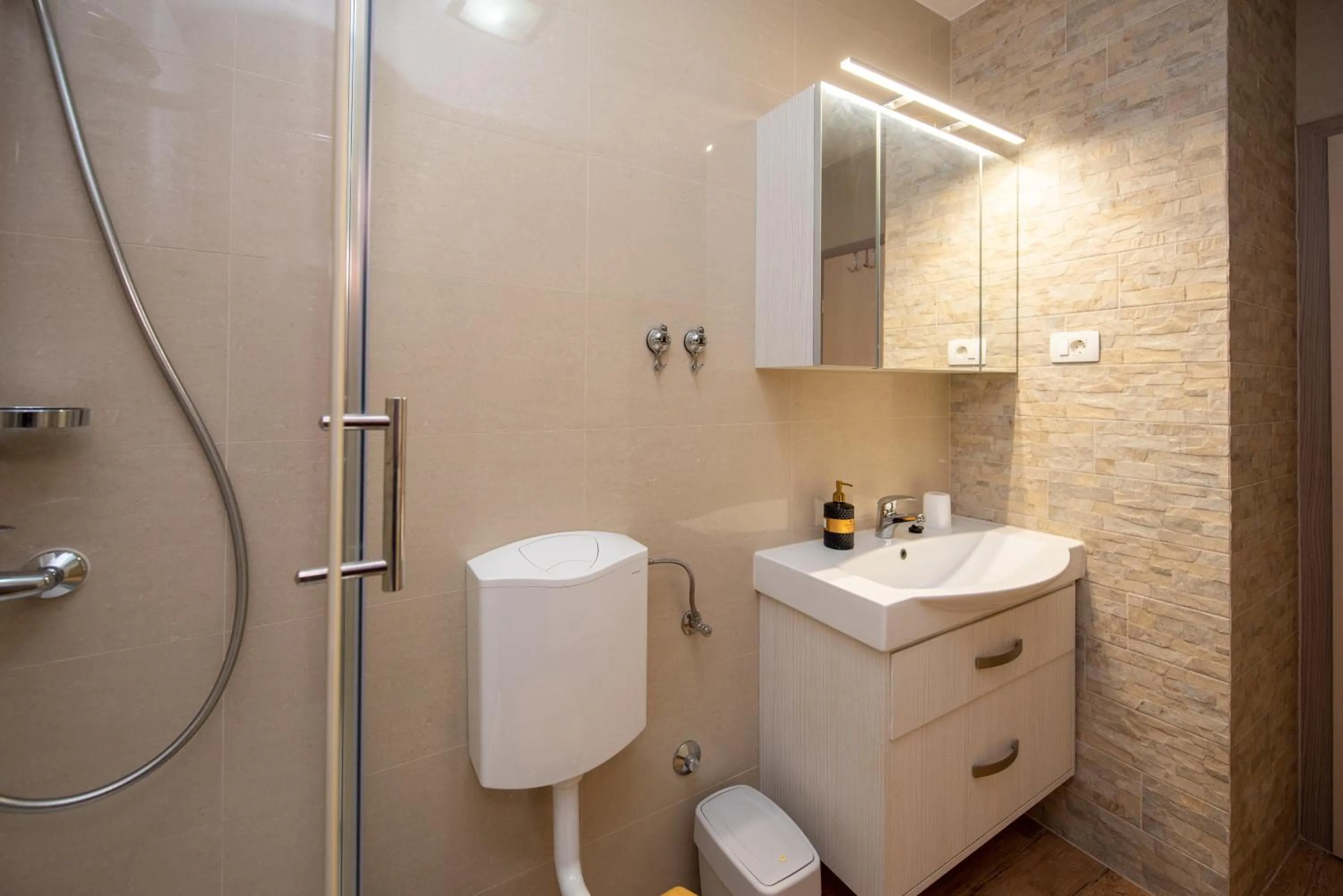 Shower in Apartment Traveler