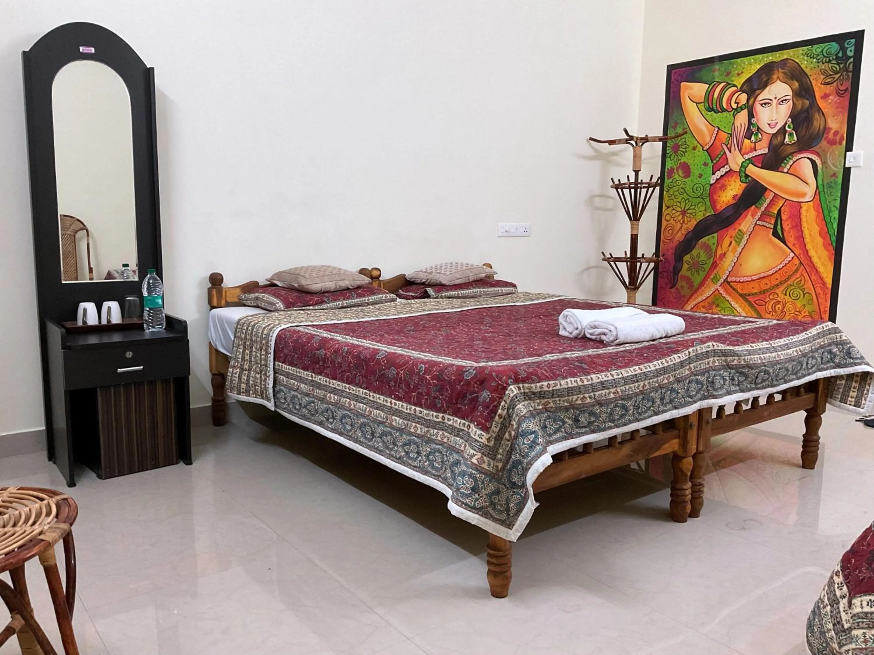 Bed in Aryavilla Heritage