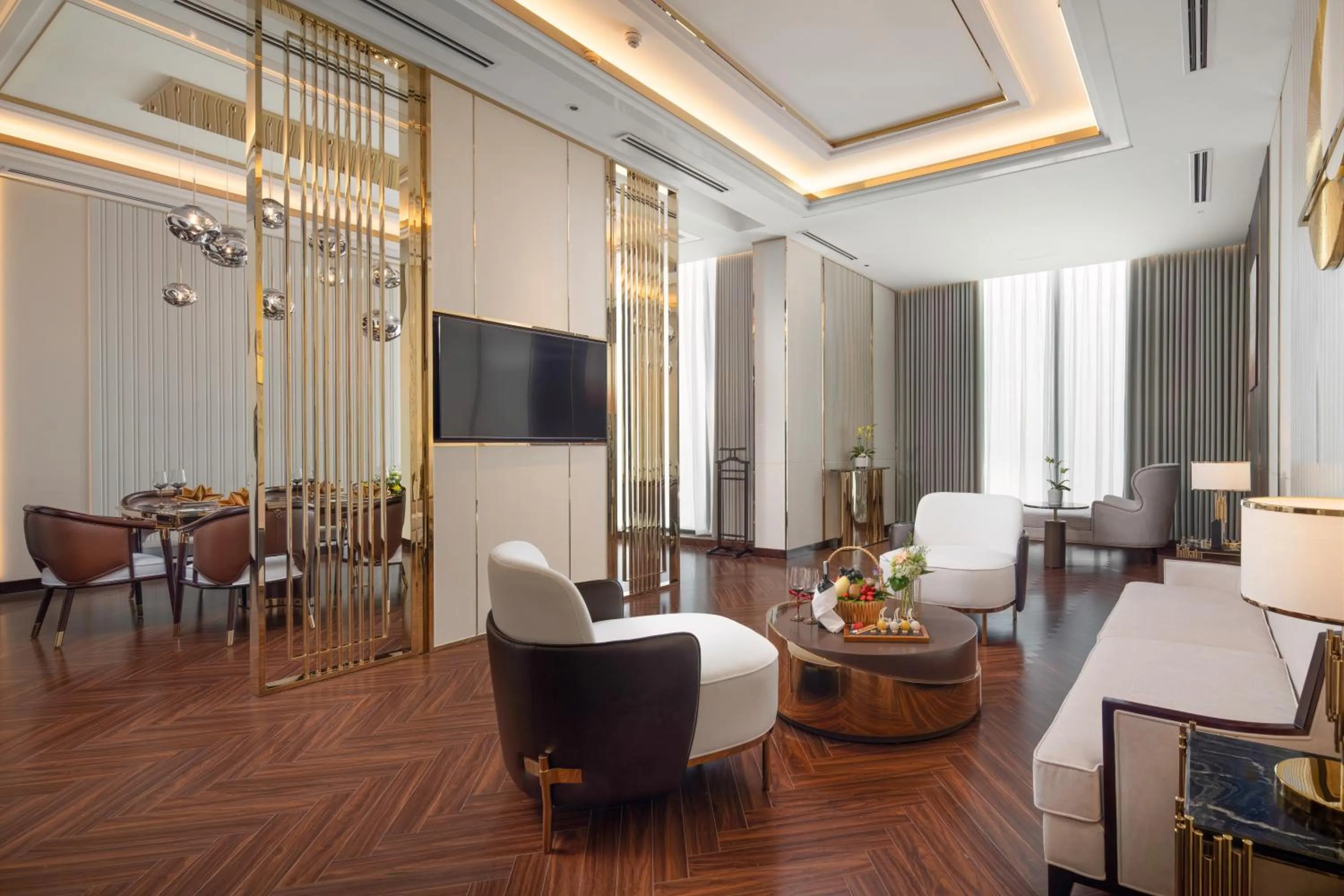 Living room in Sea Stars Hotel Ha Long