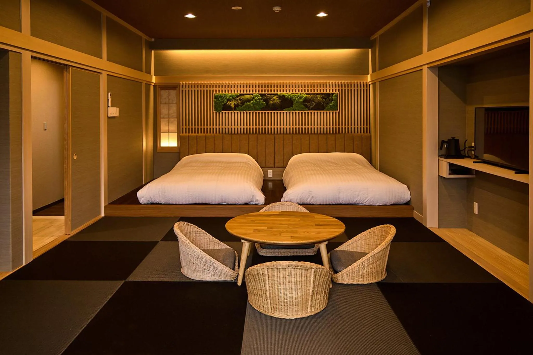 Bed in Yumura Onsen MIDORIYA