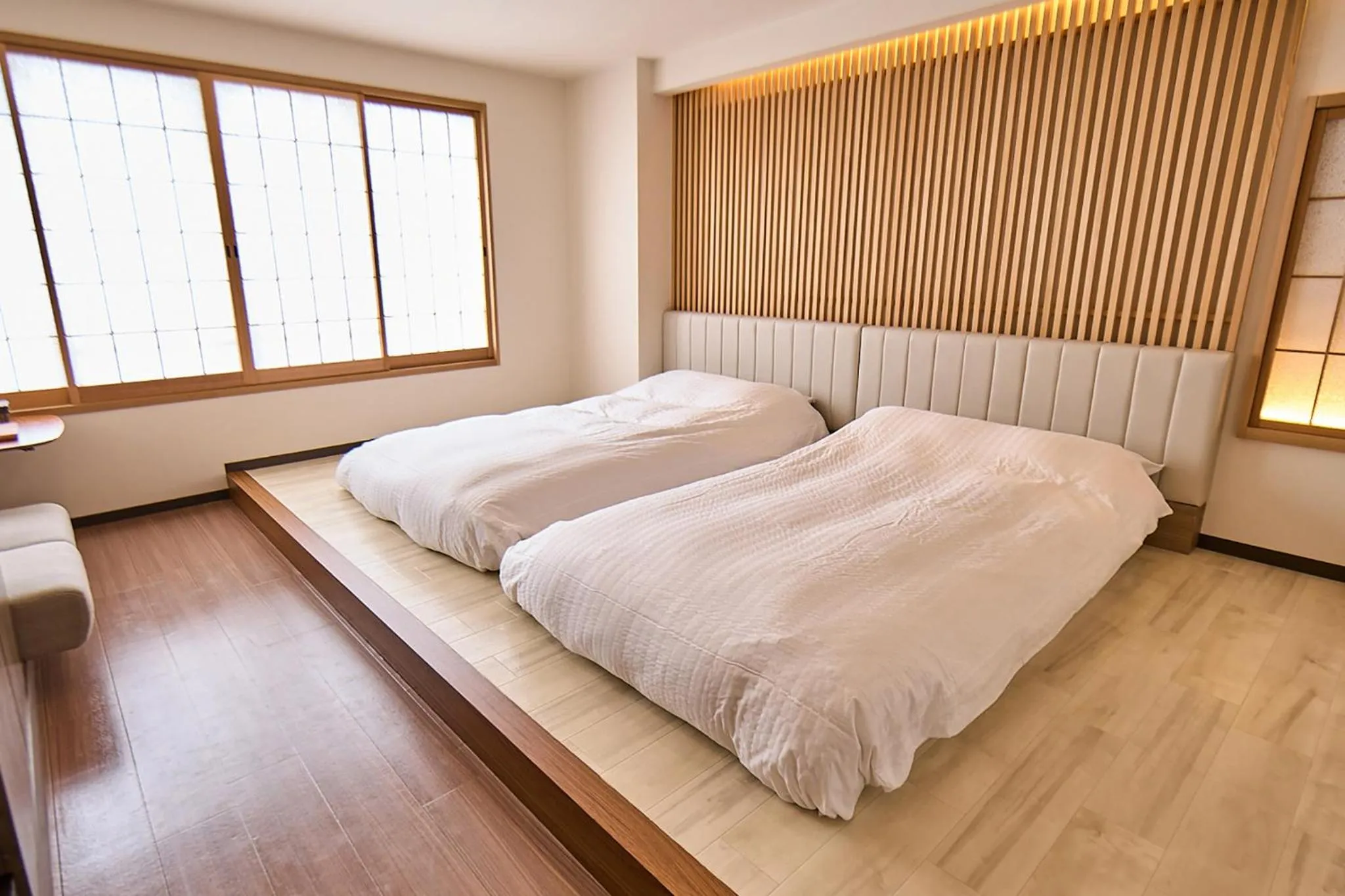 Bed in Yumura Onsen MIDORIYA