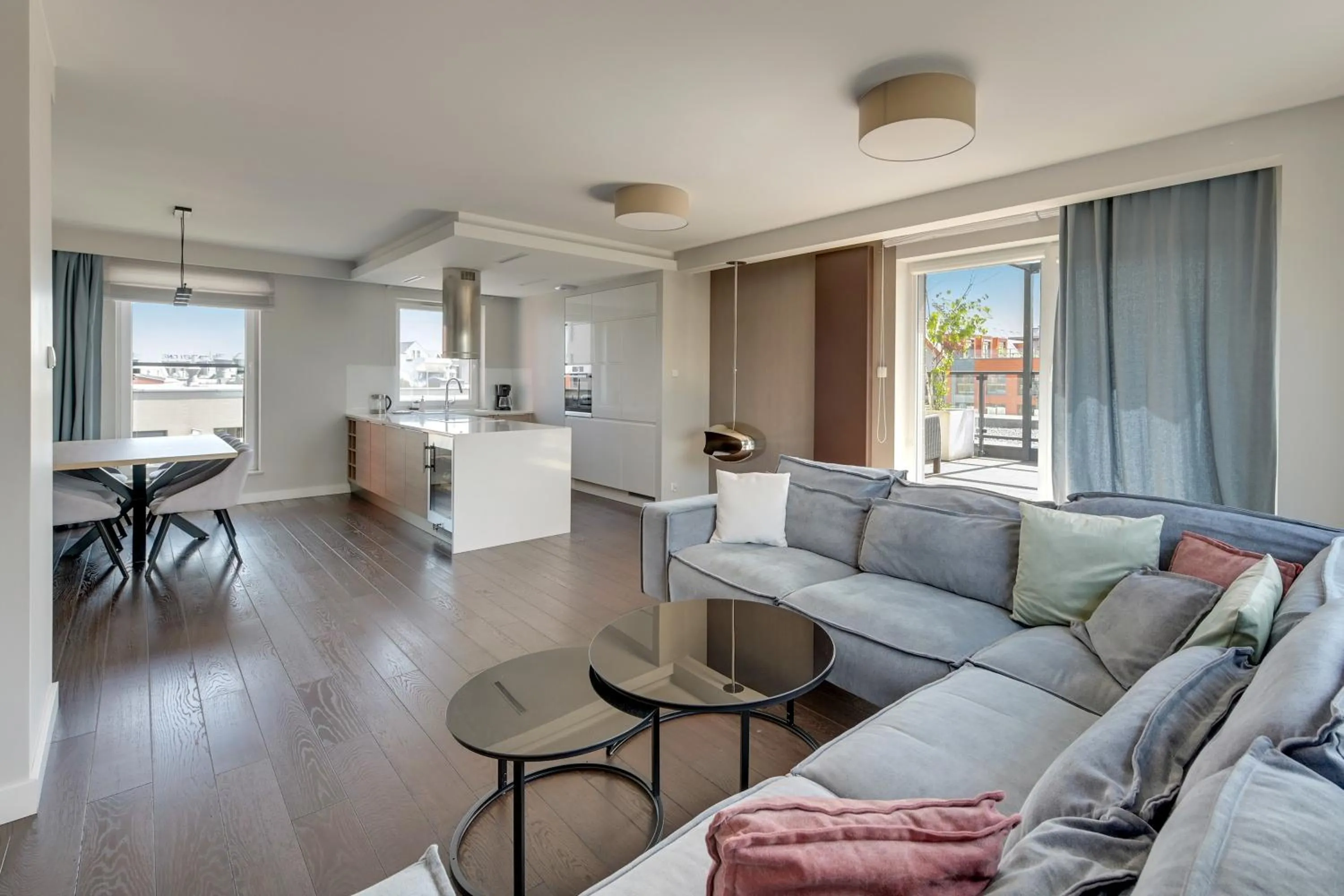Balcony/Terrace in Chmielna Park by Comfort Apartments
