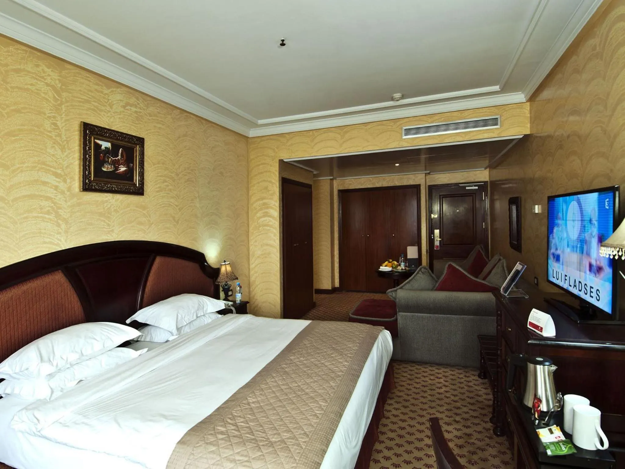 Decorative detail, Bed in Ramada By Wyndham Fes