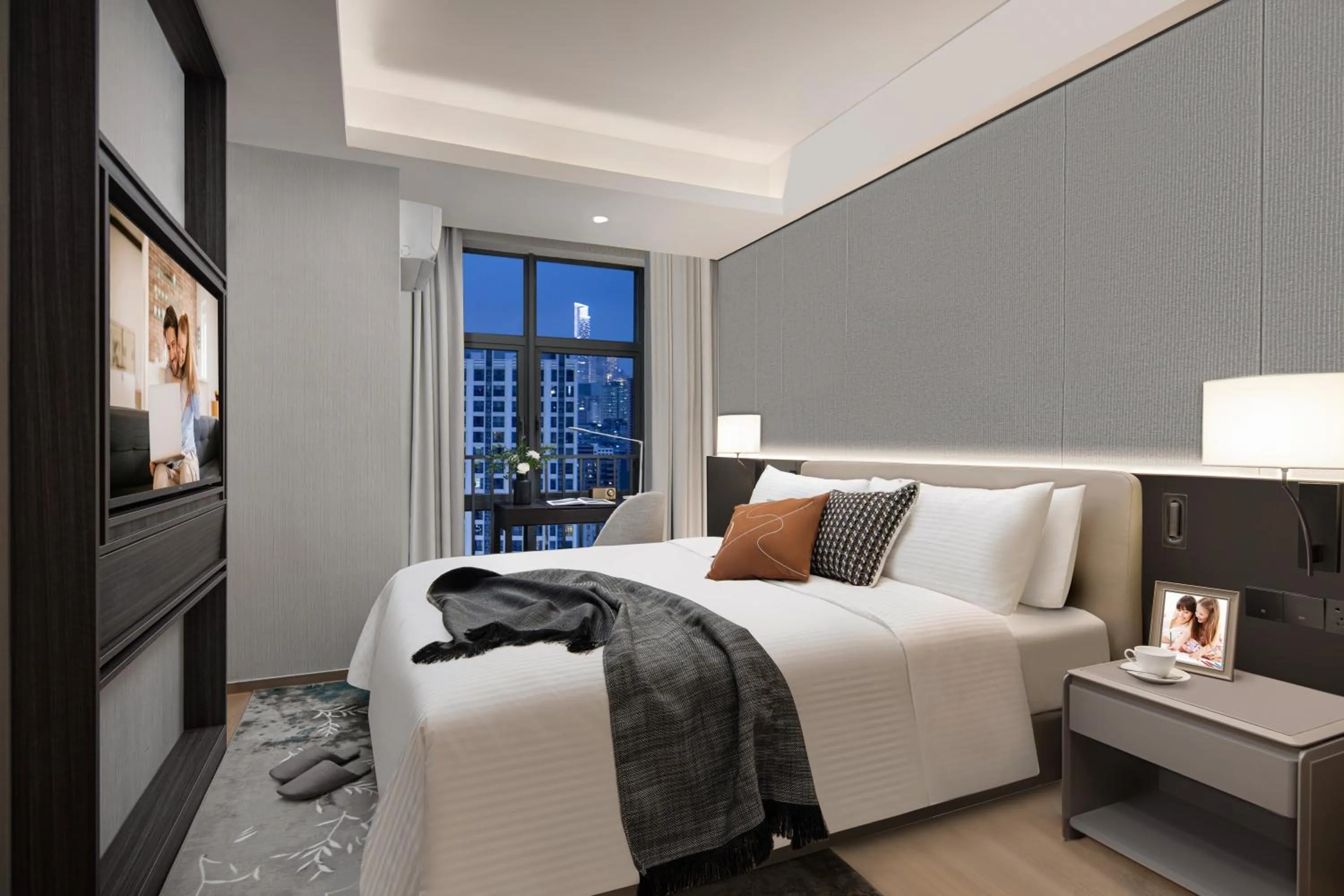 Bed in Somerset Haizhu Centre Guangzhou