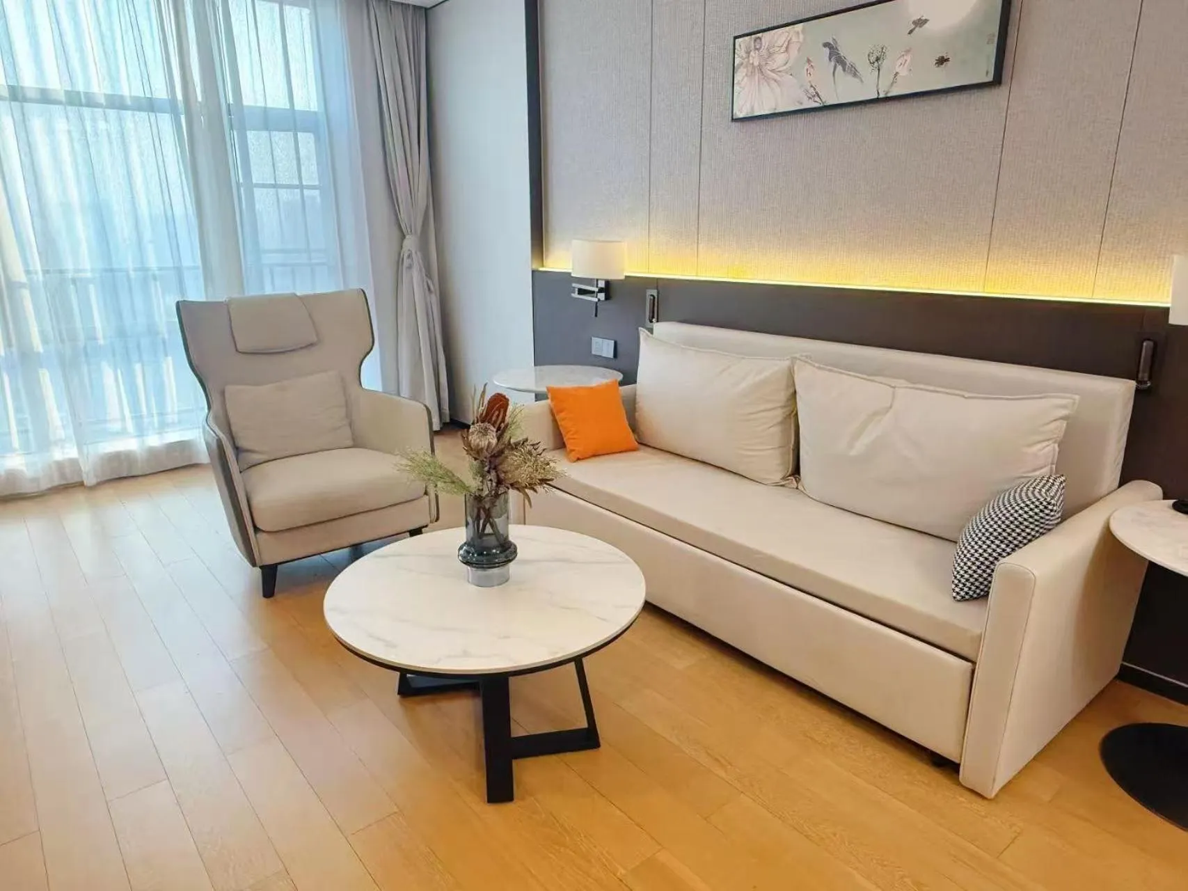 Living room in Somerset Haizhu Centre Guangzhou