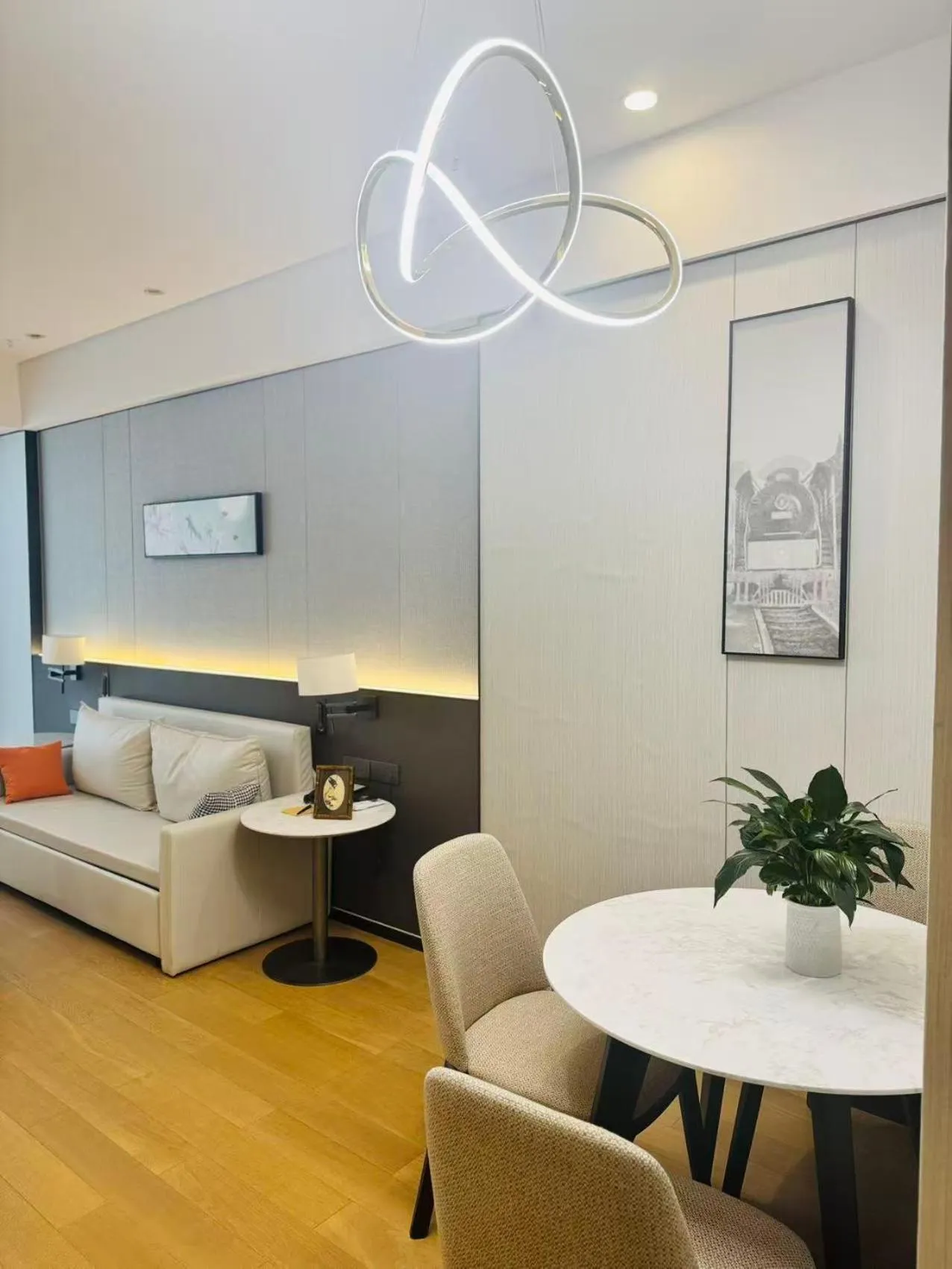 Living room in Somerset Haizhu Centre Guangzhou