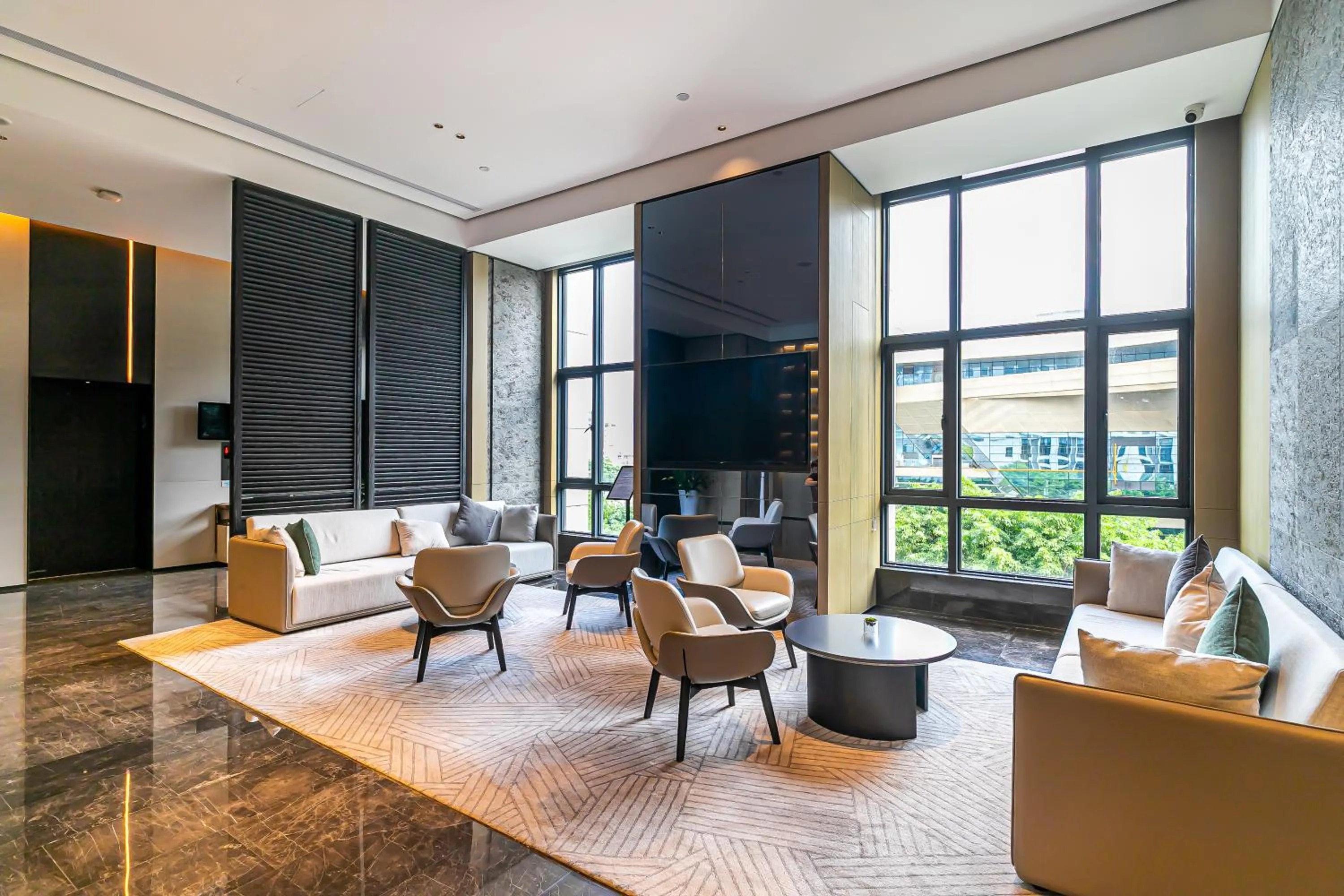 Communal lounge/ TV room in Somerset Haizhu Centre Guangzhou