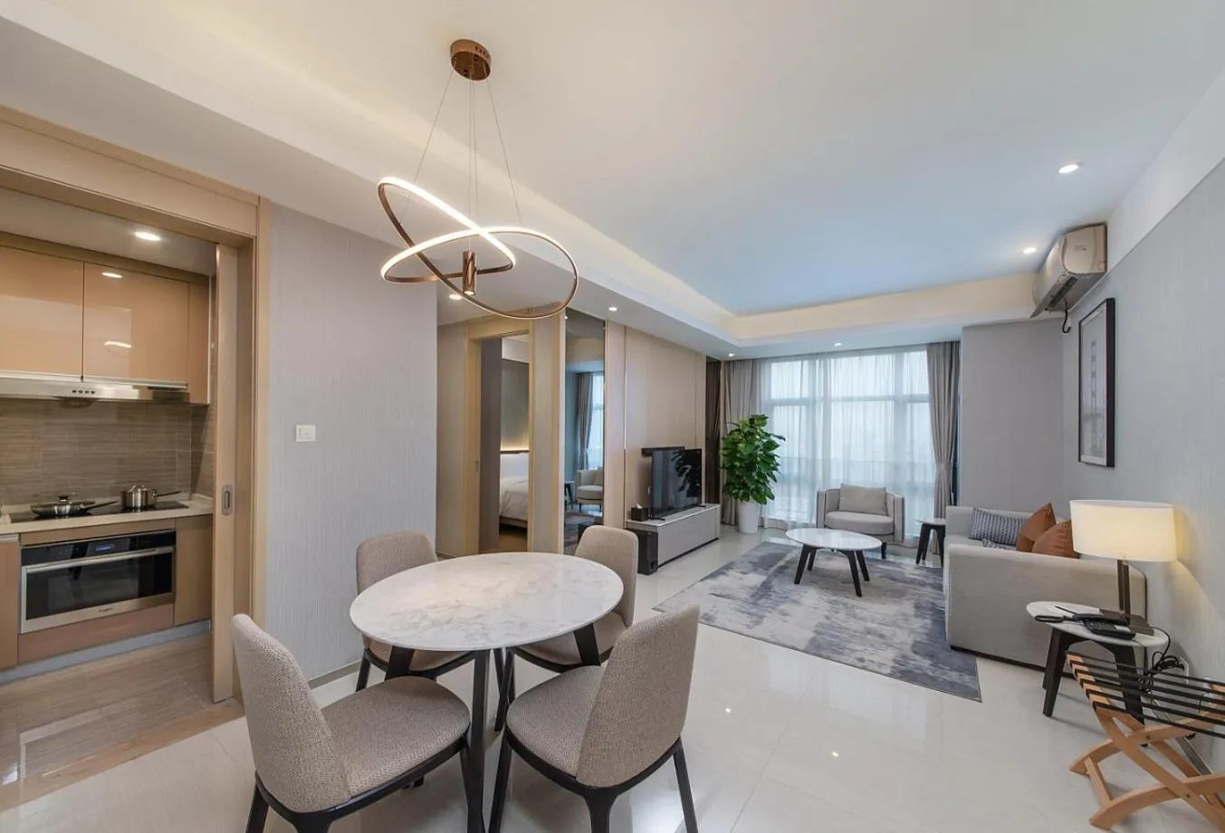 Living room in Somerset Haizhu Centre Guangzhou