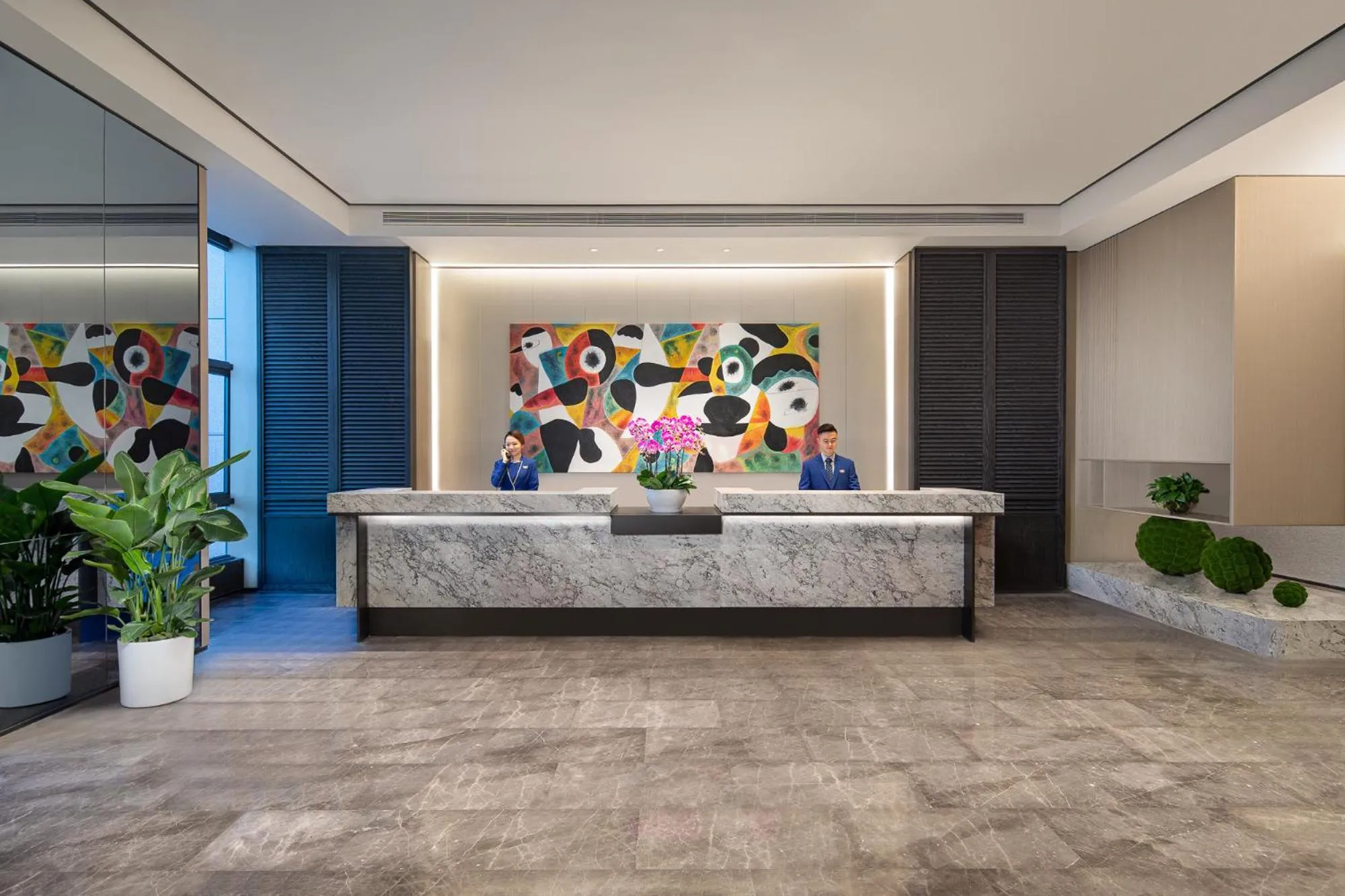 Lobby or reception in Somerset Haizhu Centre Guangzhou