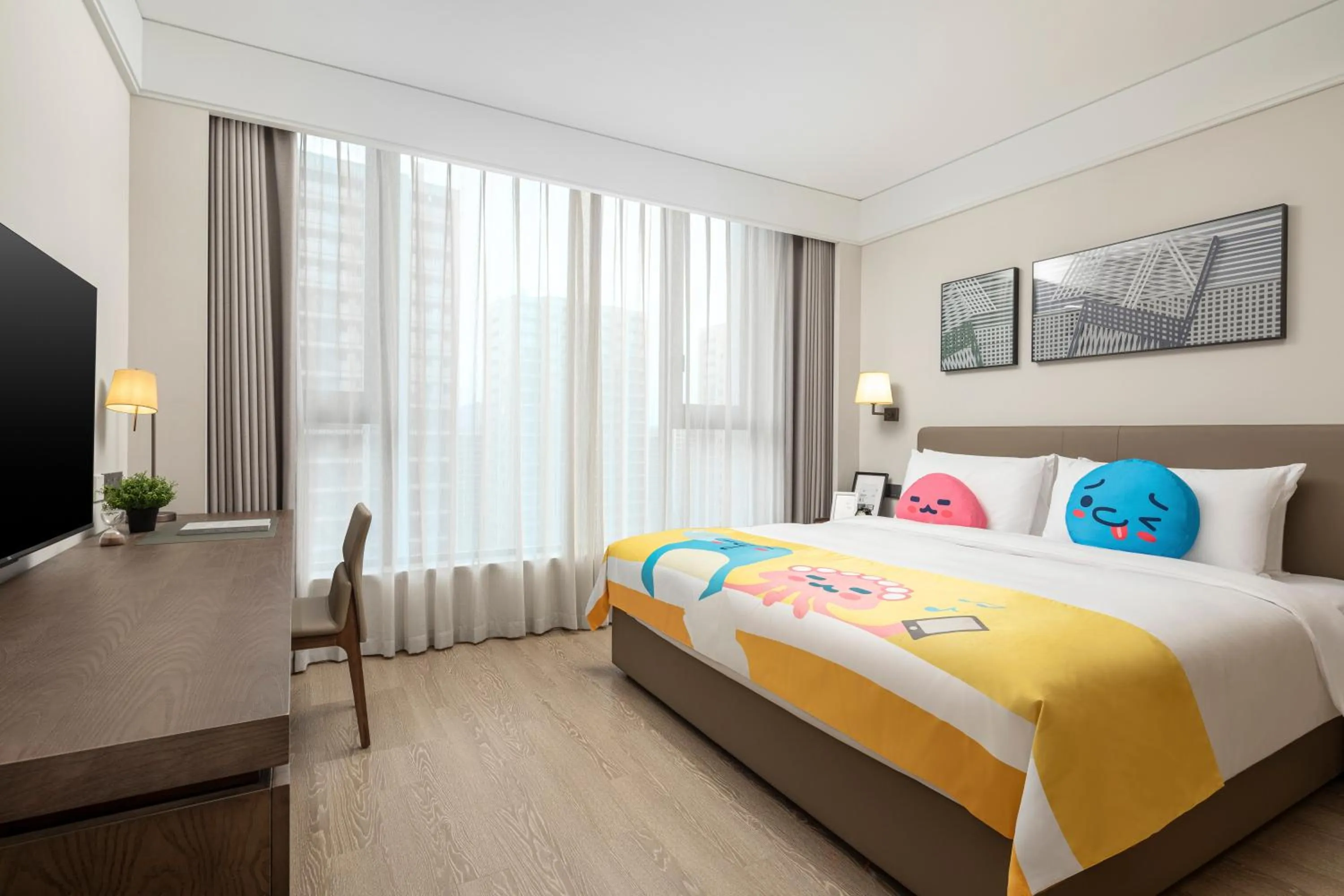 Bed in Qingshan Lake Tianlan Hotel Hangzhou