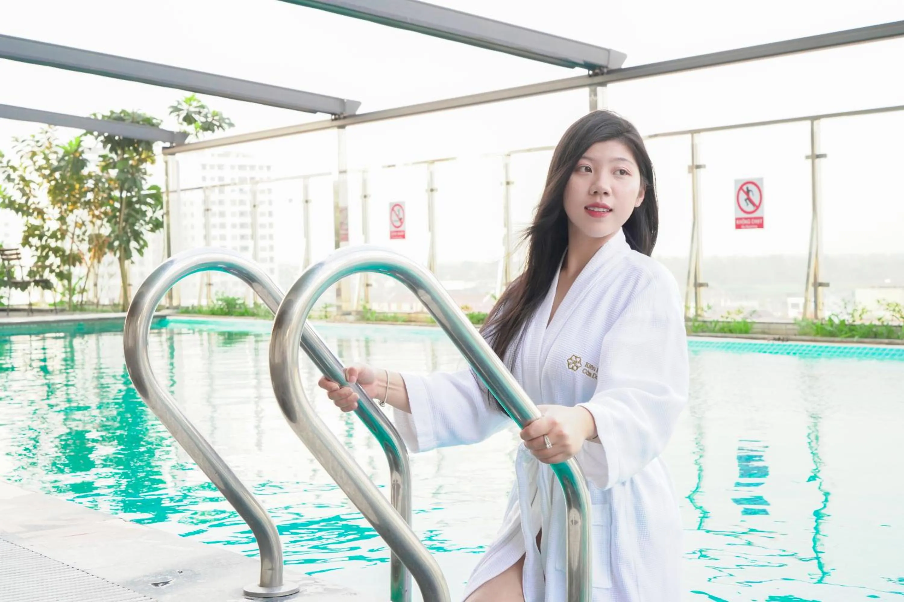 Swimming pool in Cửa Đông Luxury Hotel