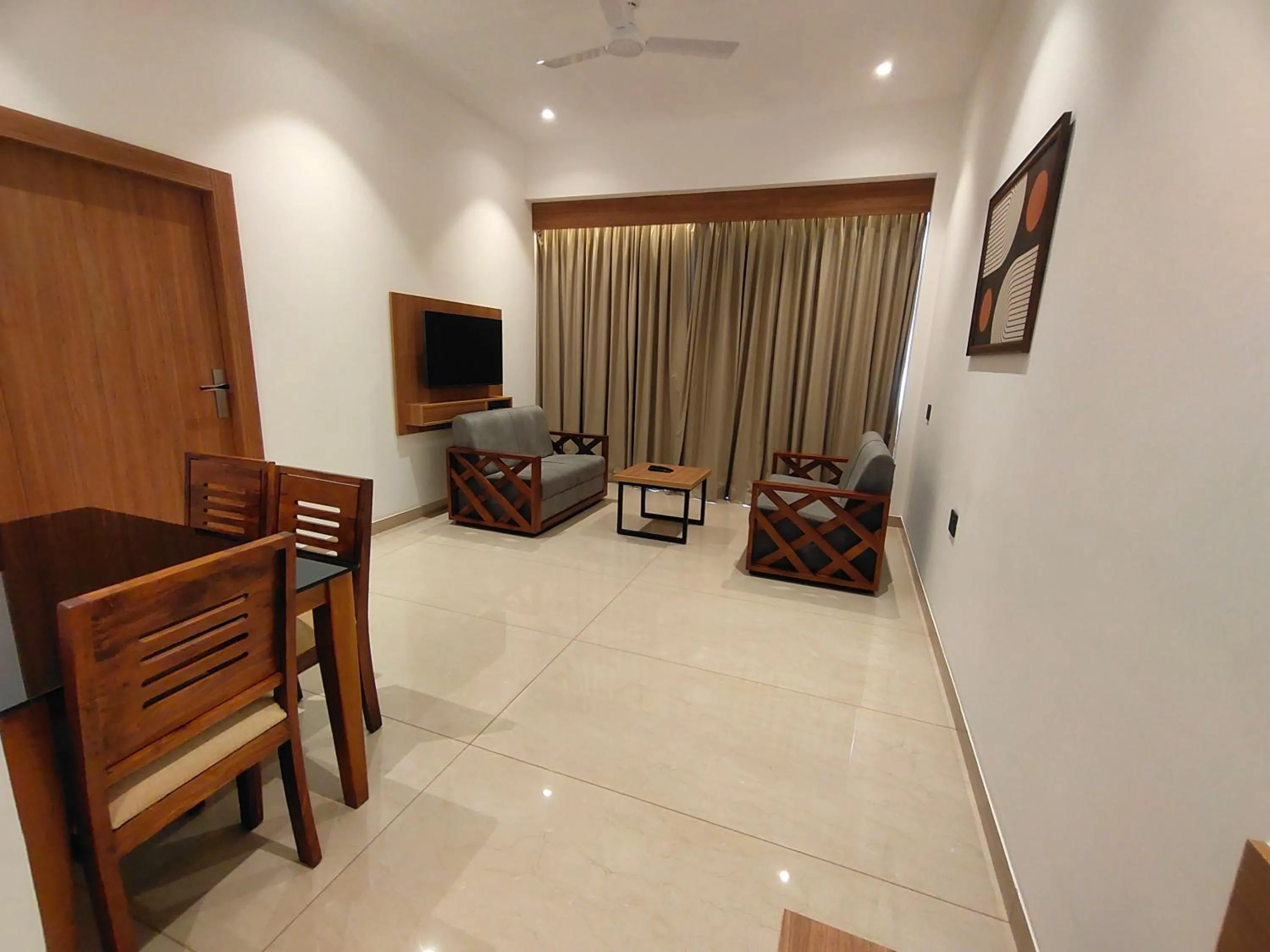 Dining area in Hotel Saffron Wayanad