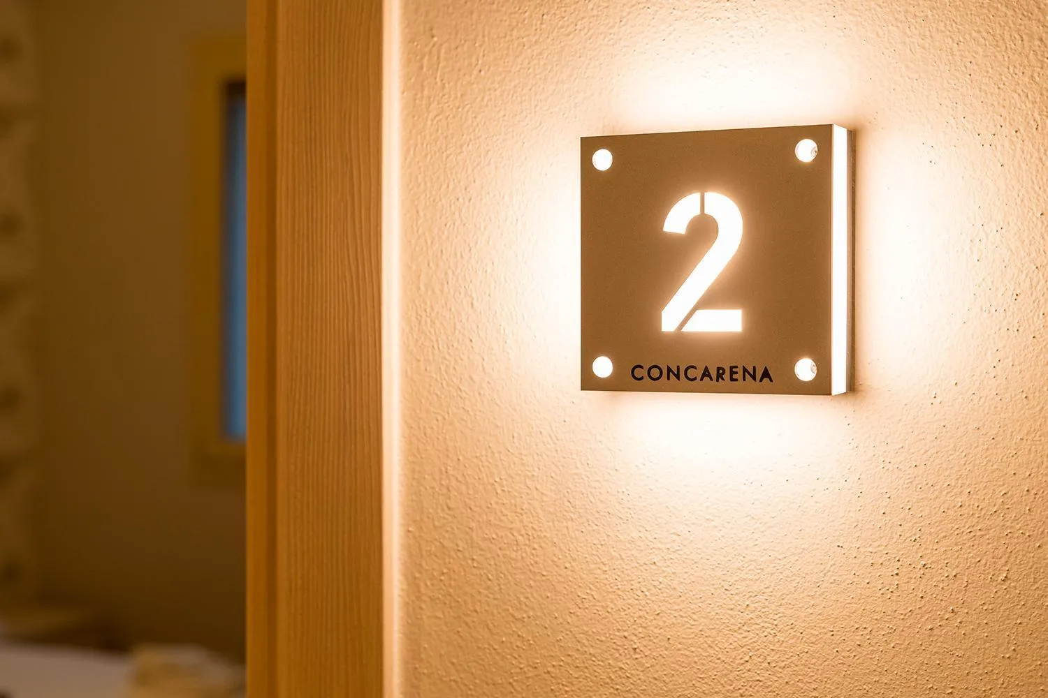 Decorative detail in Le Alpi bed&living