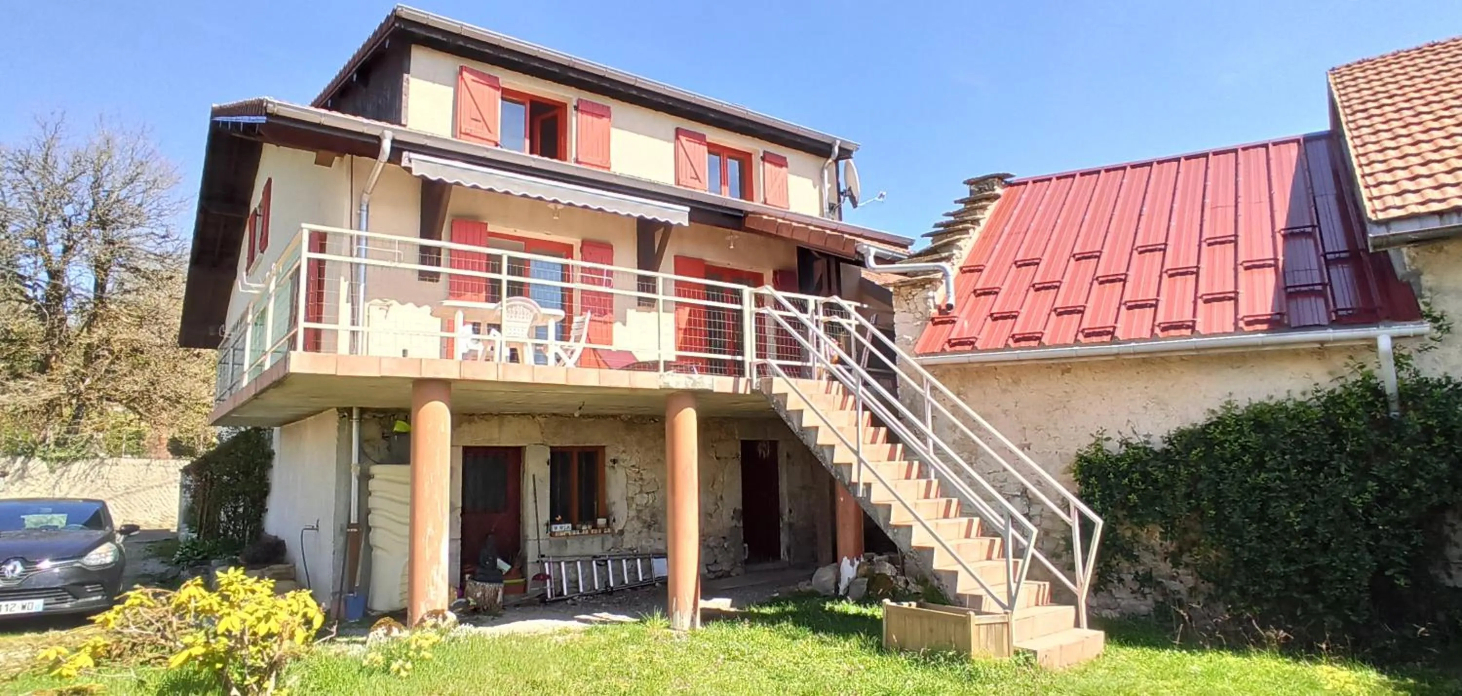 Balcony/Terrace, Property Building in Maison au calme
