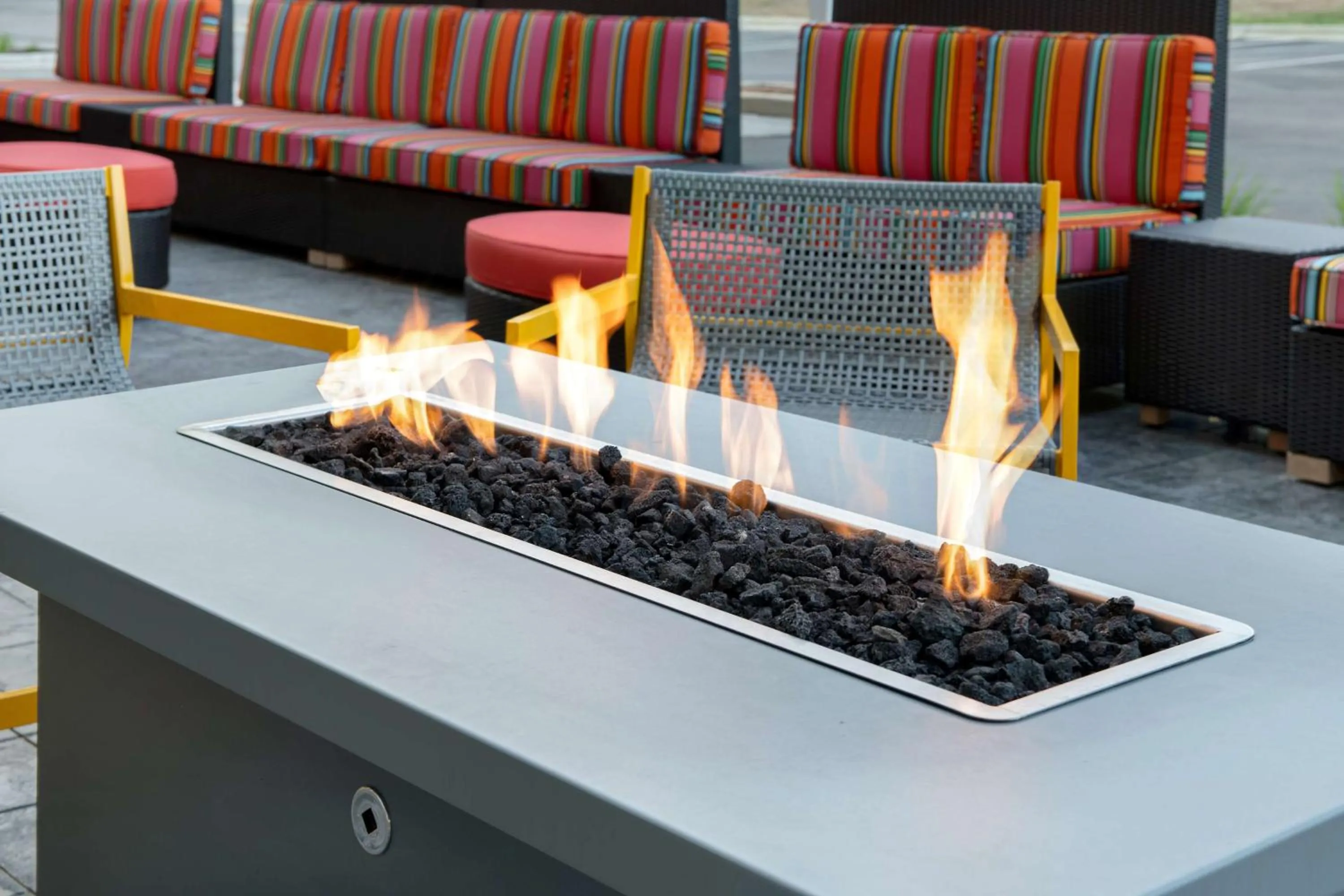 Patio in Home2 Suites By Hilton Fayetteville North