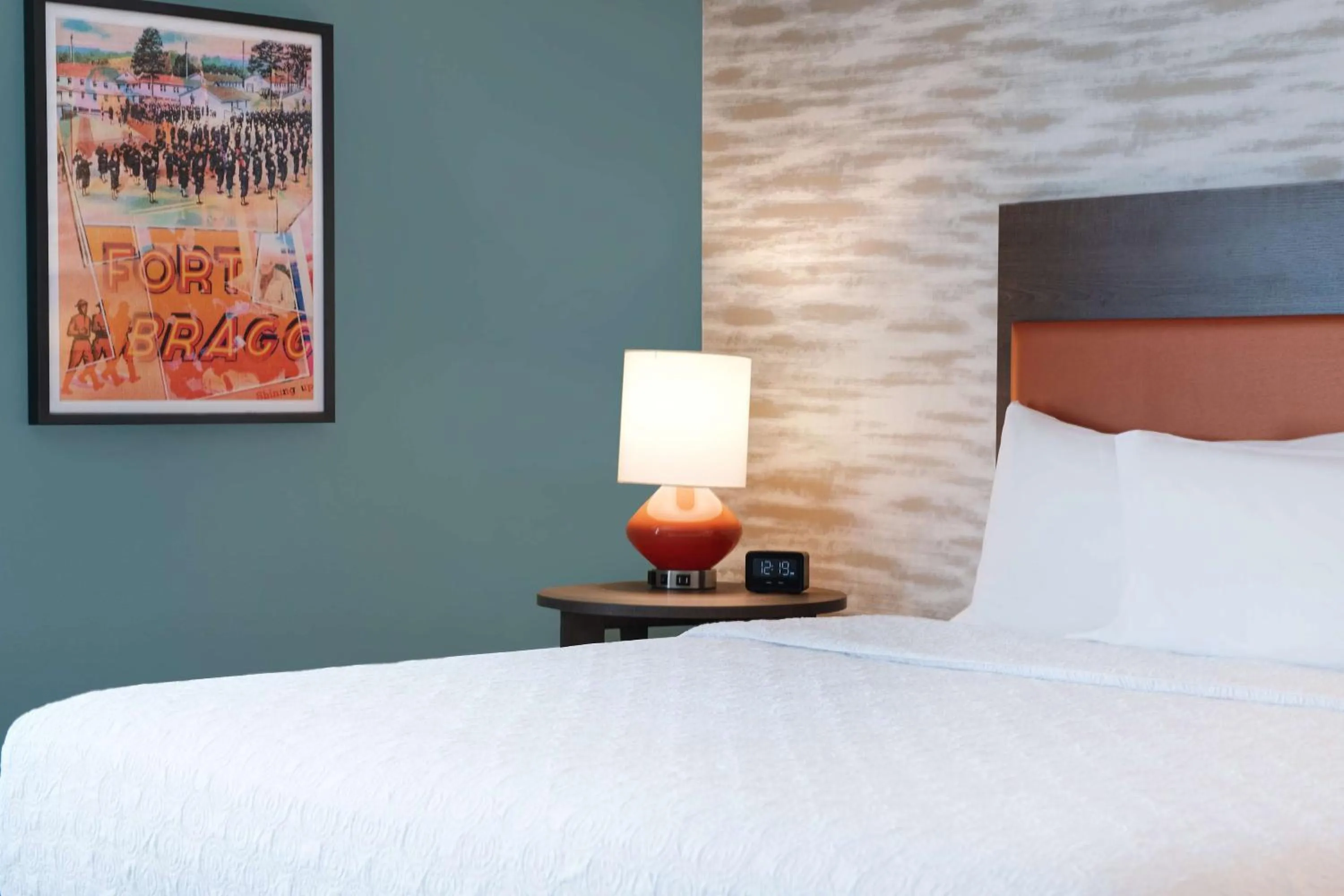 Bed in Home2 Suites By Hilton Fayetteville North