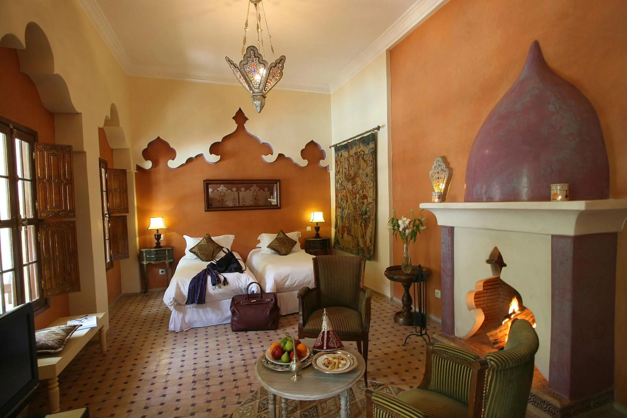 Bed in Demeures d'Orient Riad & Spa