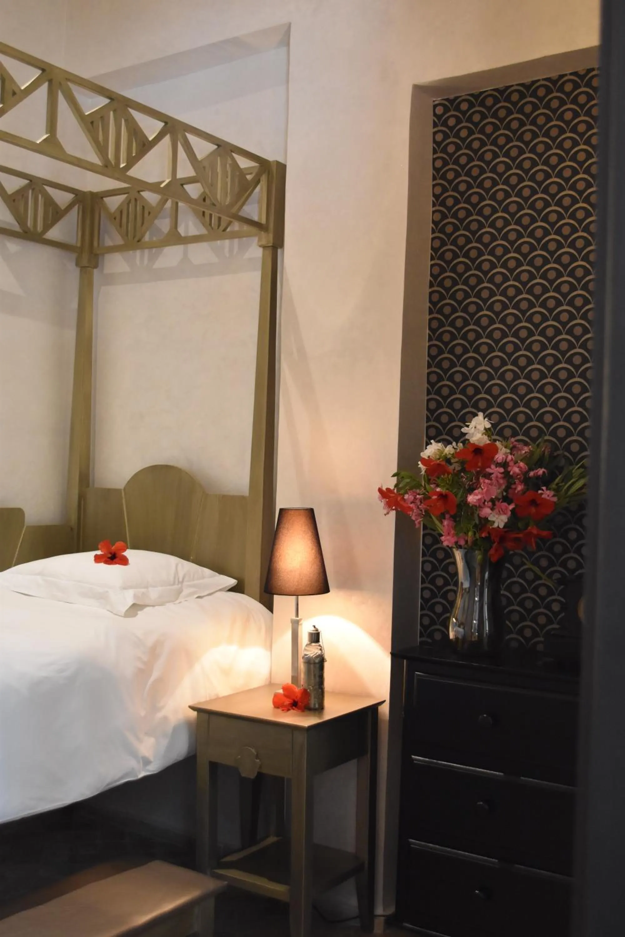 Bed in Demeures d'Orient Riad & Spa