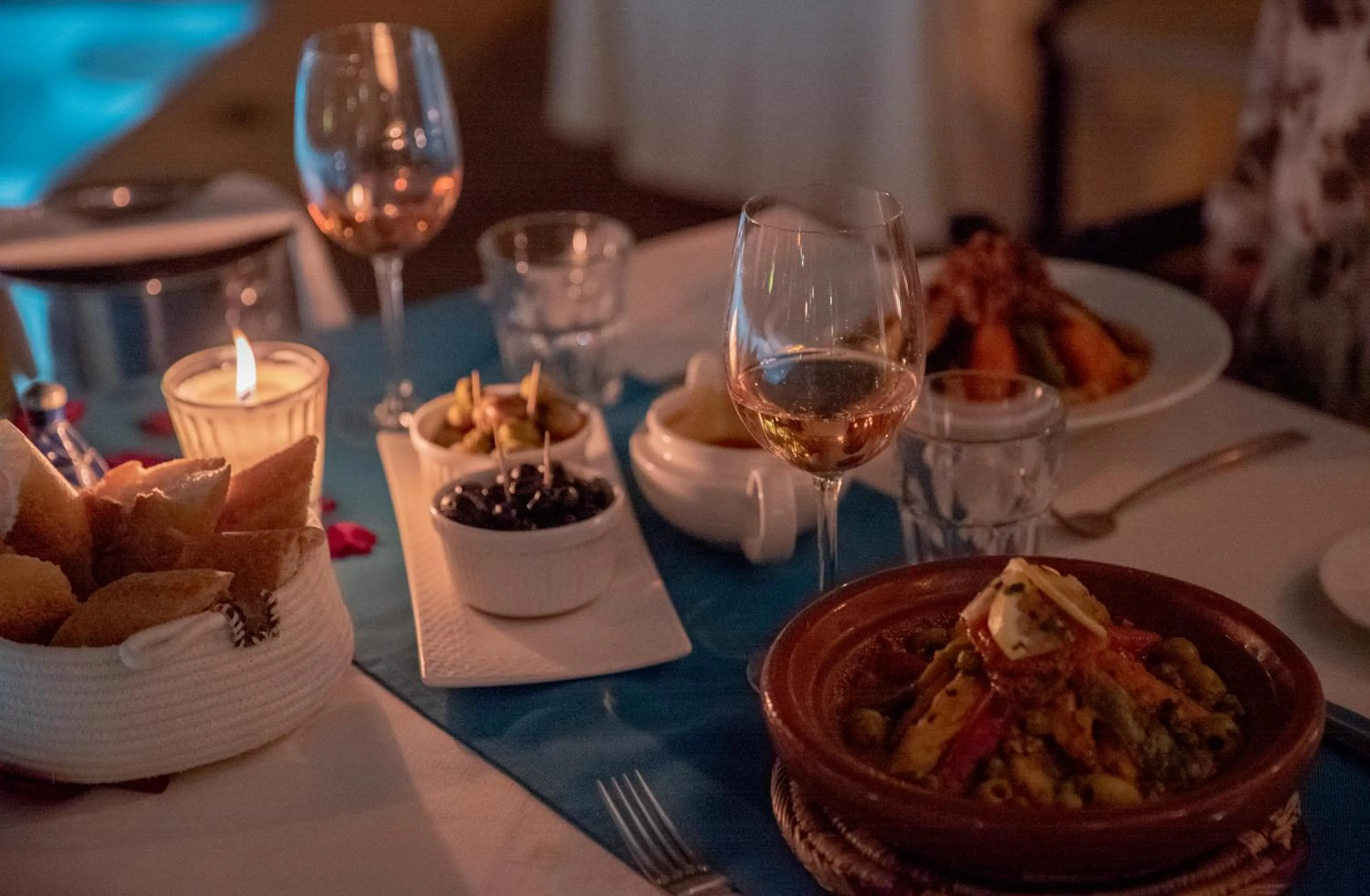 Restaurant/places to eat in Demeures d'Orient Riad & Spa