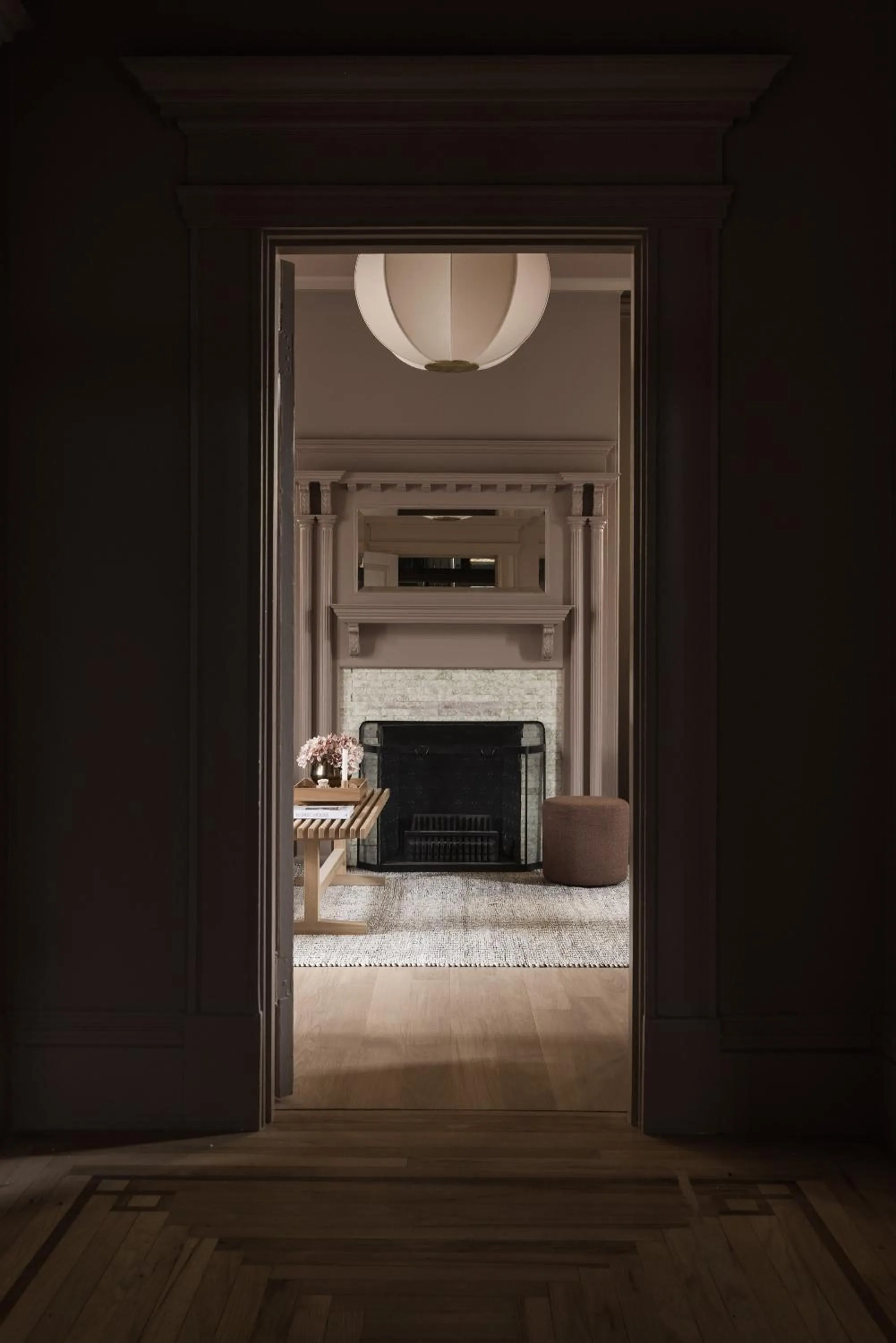 Decorative detail in Dvele Inn