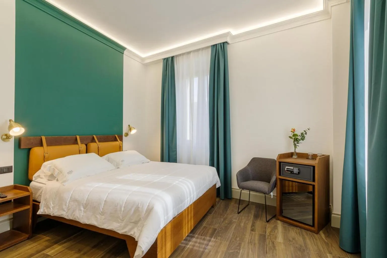 Photo of the whole room, Bed in Palazzo Fontana