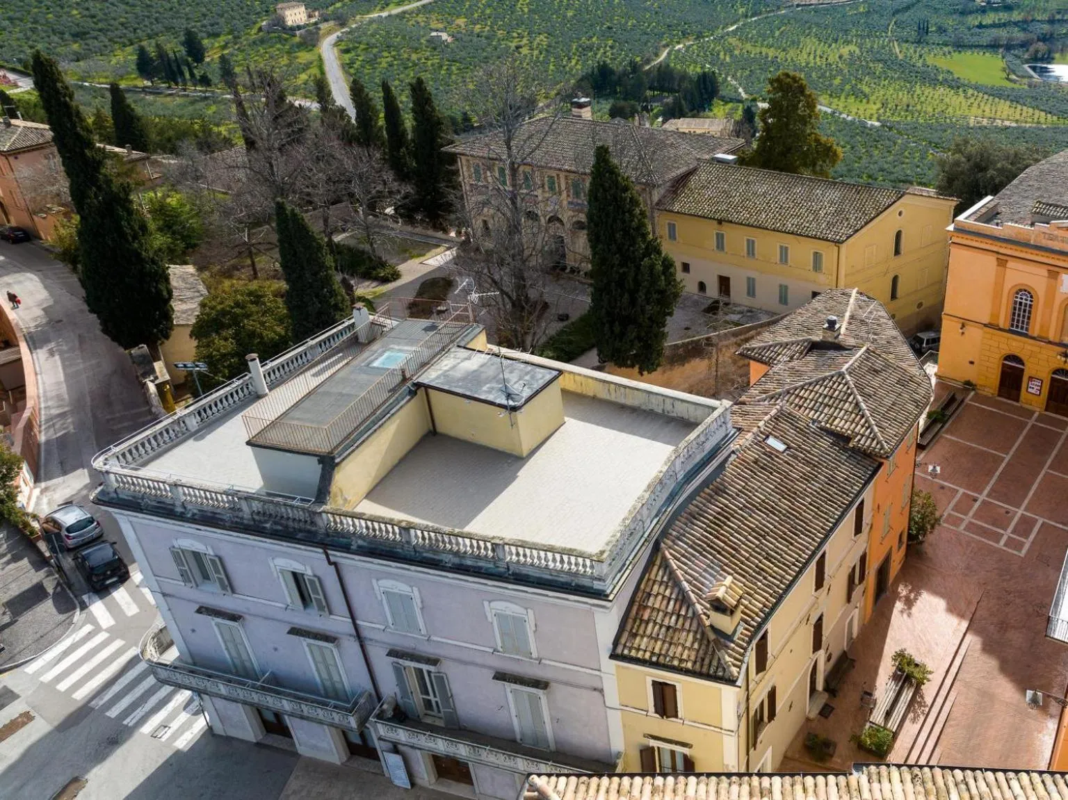 Property building, Bird's-eye View in Palazzo Fontana