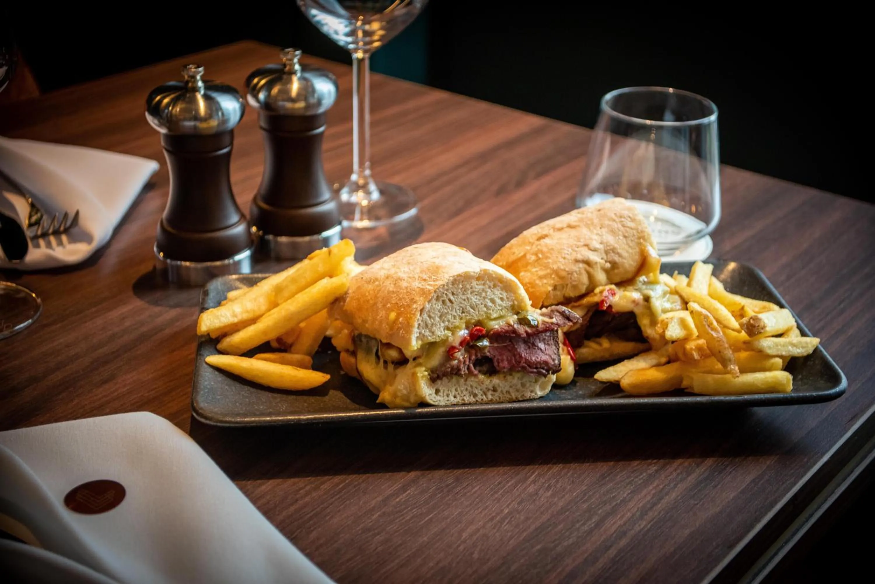 Food and drinks in The Landing Hotel