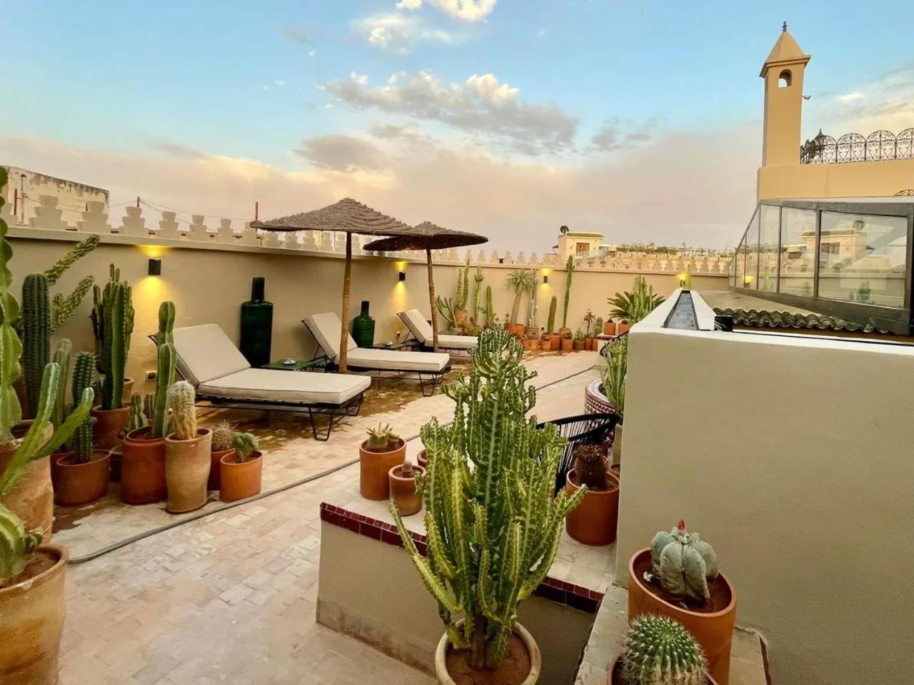 Patio in Riad Zamane Fès - Boutique & Spa