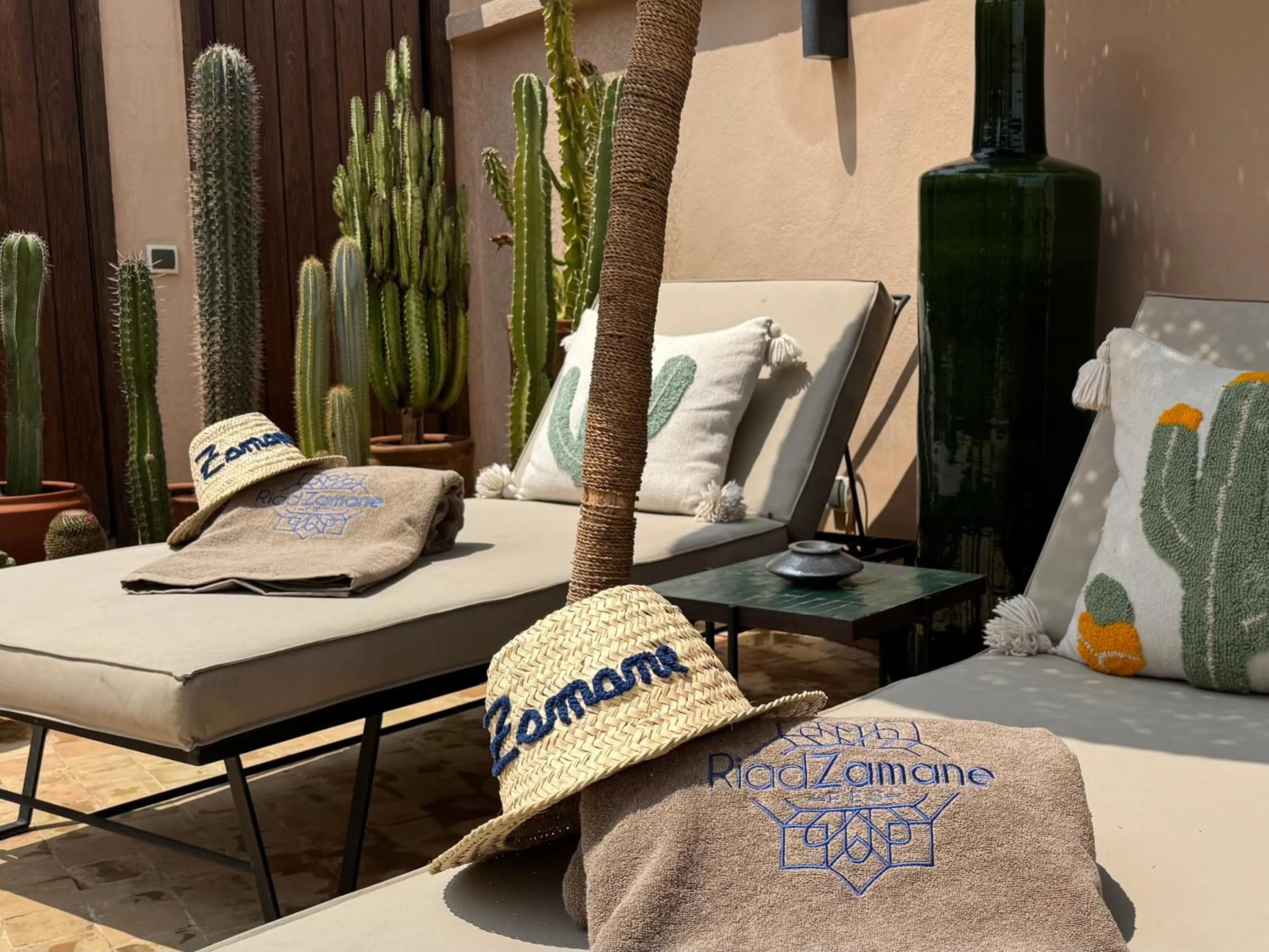 Patio in Riad Zamane Fès - Boutique & Spa