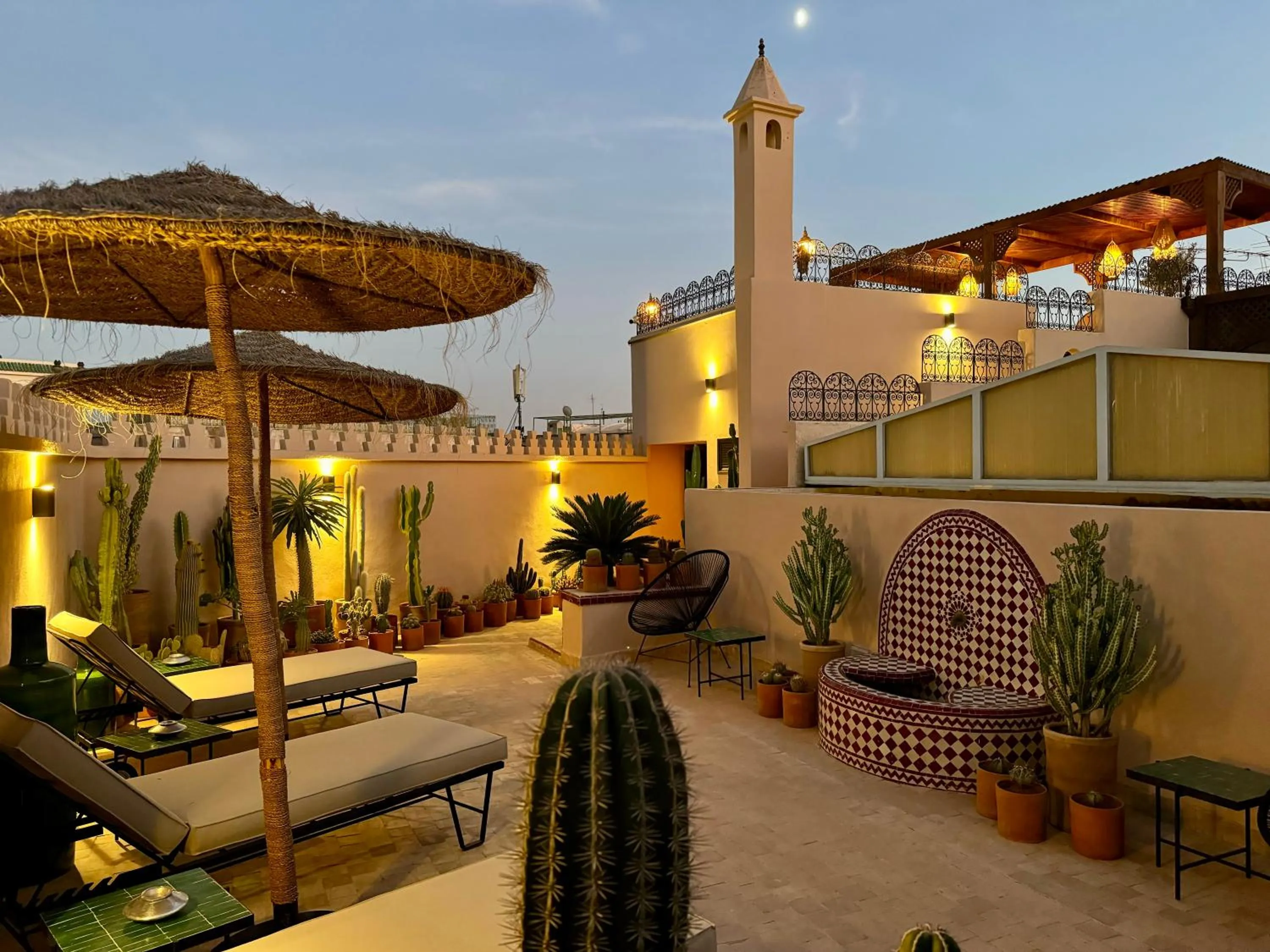 Patio in Riad Zamane Fès - Boutique & Spa
