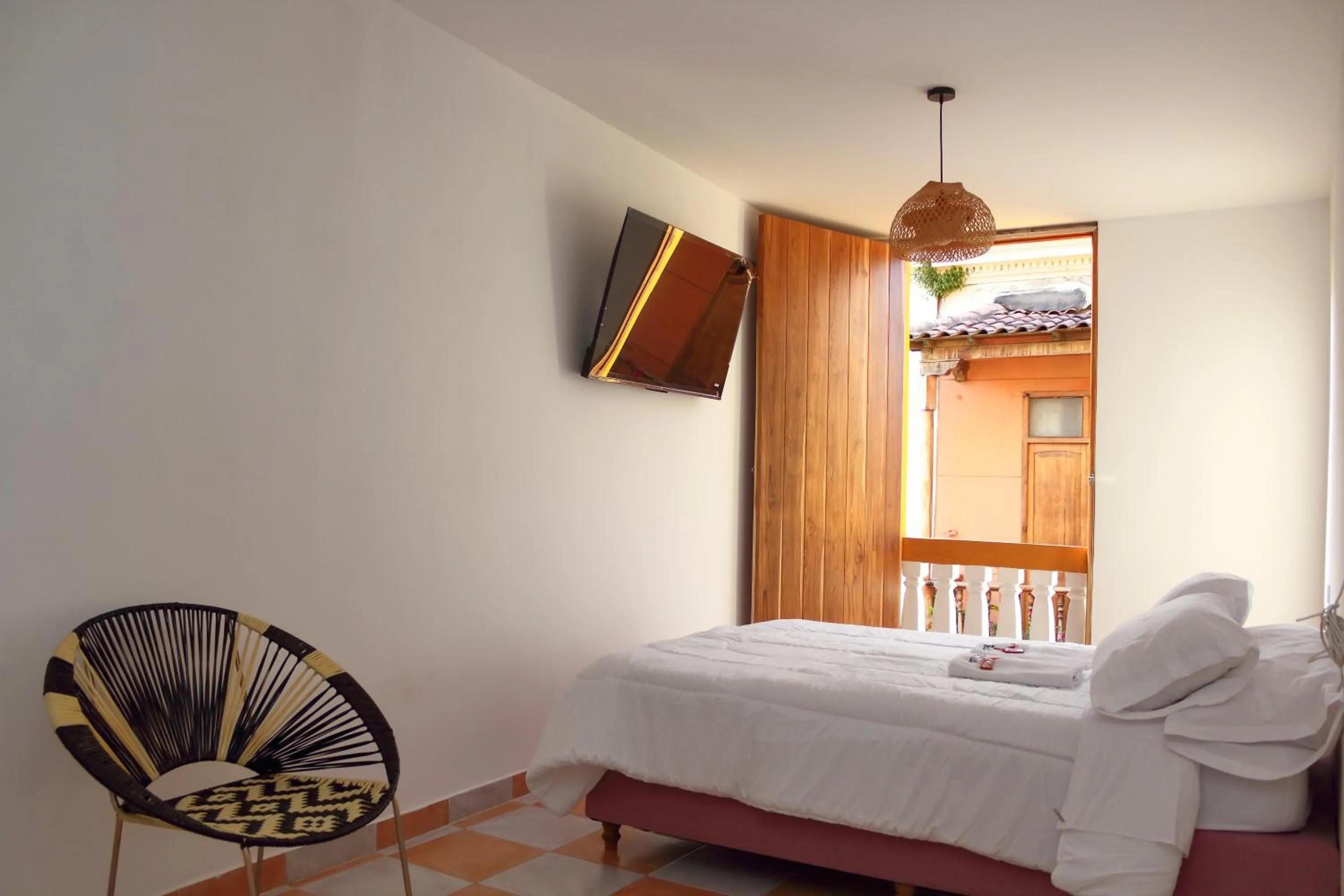 TV and multimedia, Bed in Hostal Casa Torres Centro Historico - Adults Only