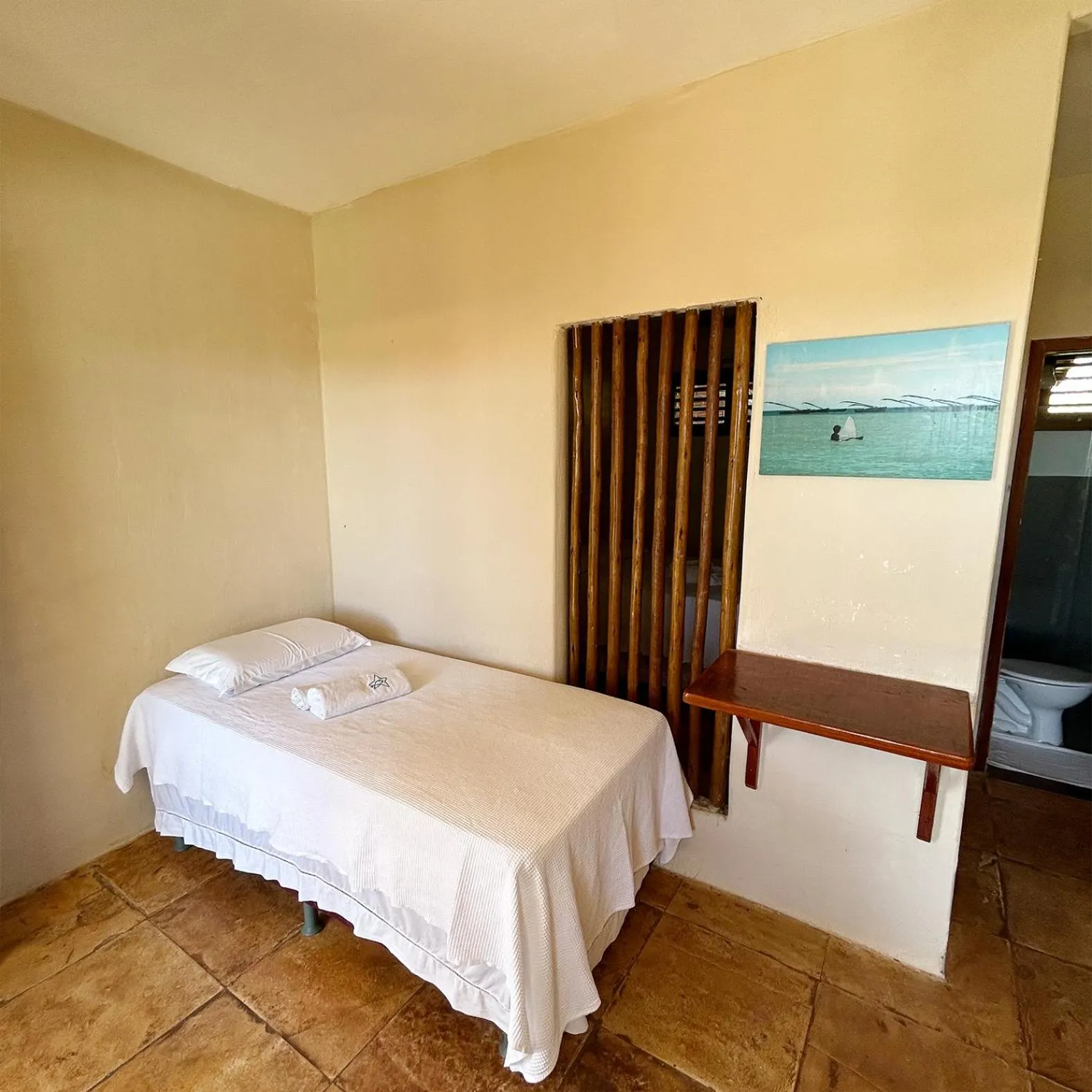 Bed in Pousada Estrela Peroba