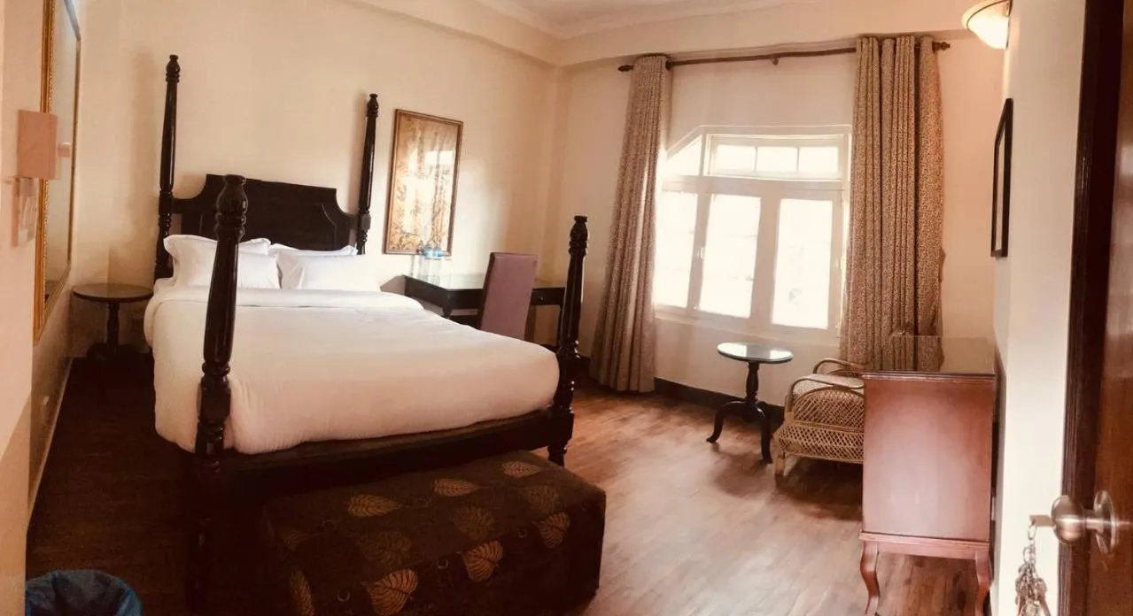 Bedroom, Bed in Courtyard Pujan Hotel Kathmandu - Thamel