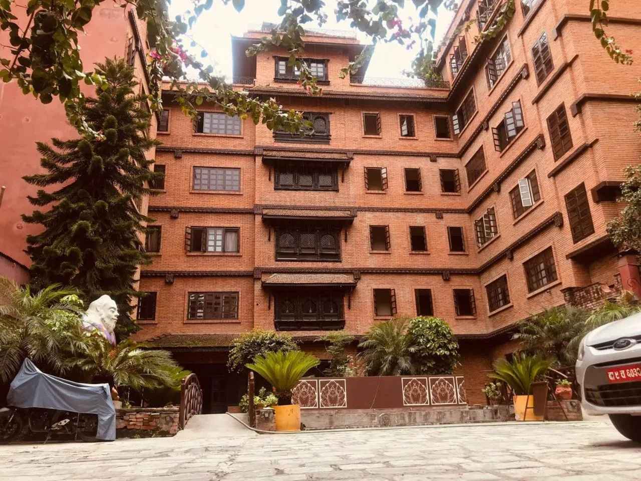 Property building in Courtyard Pujan Hotel Kathmandu - Thamel